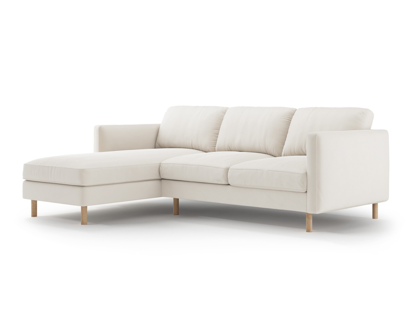 Minkštas kampas Delavie 104 (Paris Cream)