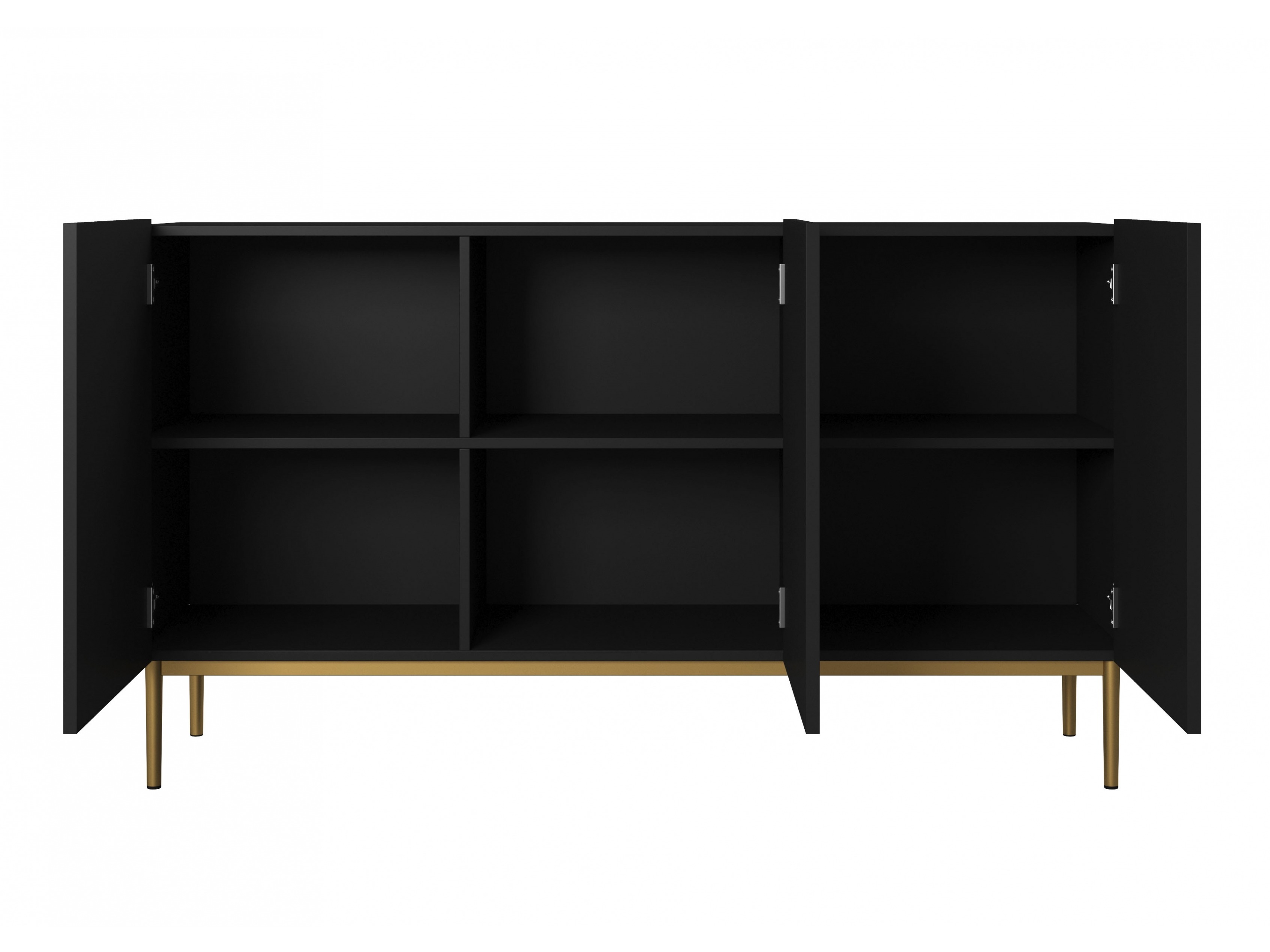 Svetainės komplektas Melfelu 141 (Juoda)