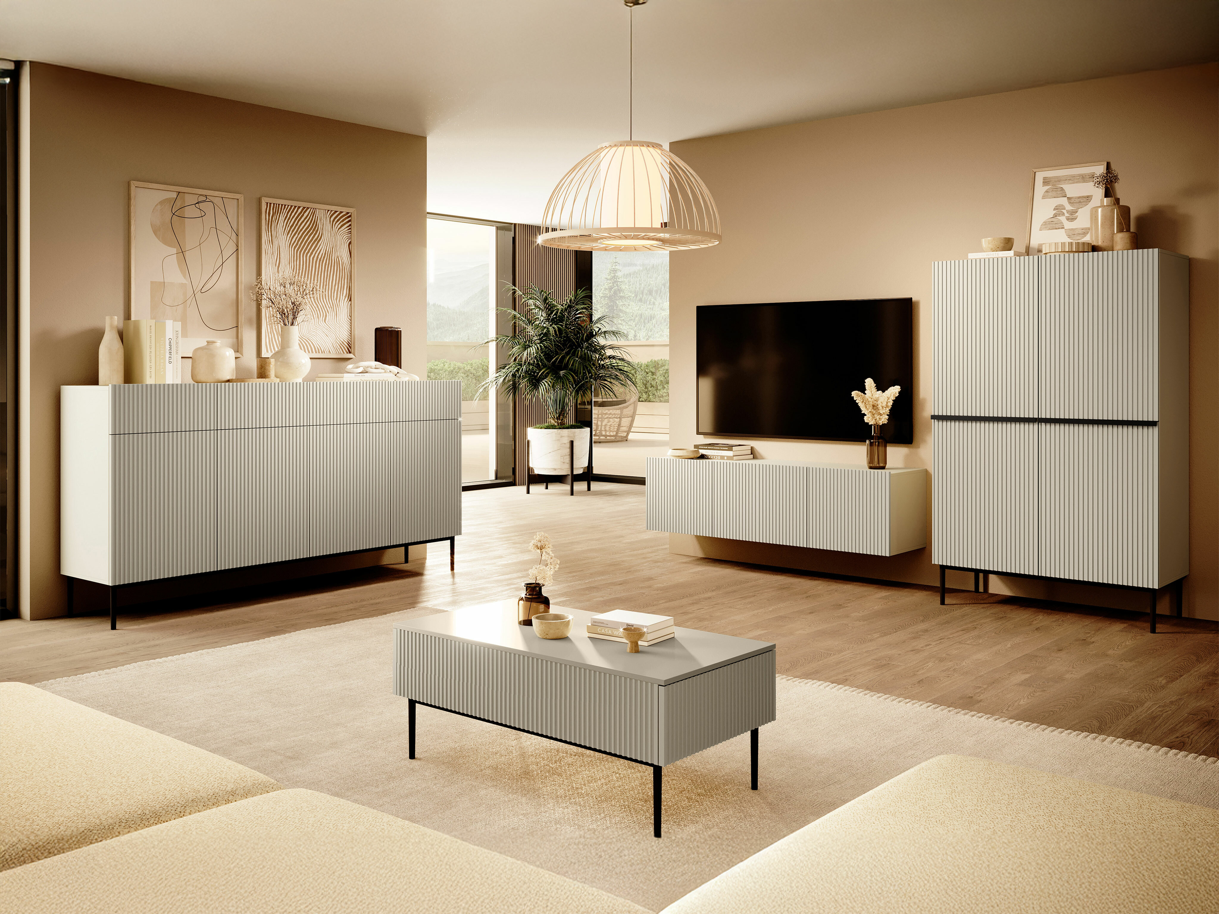 Svetainės komplektas Melfelu 143 (Kašmyras)