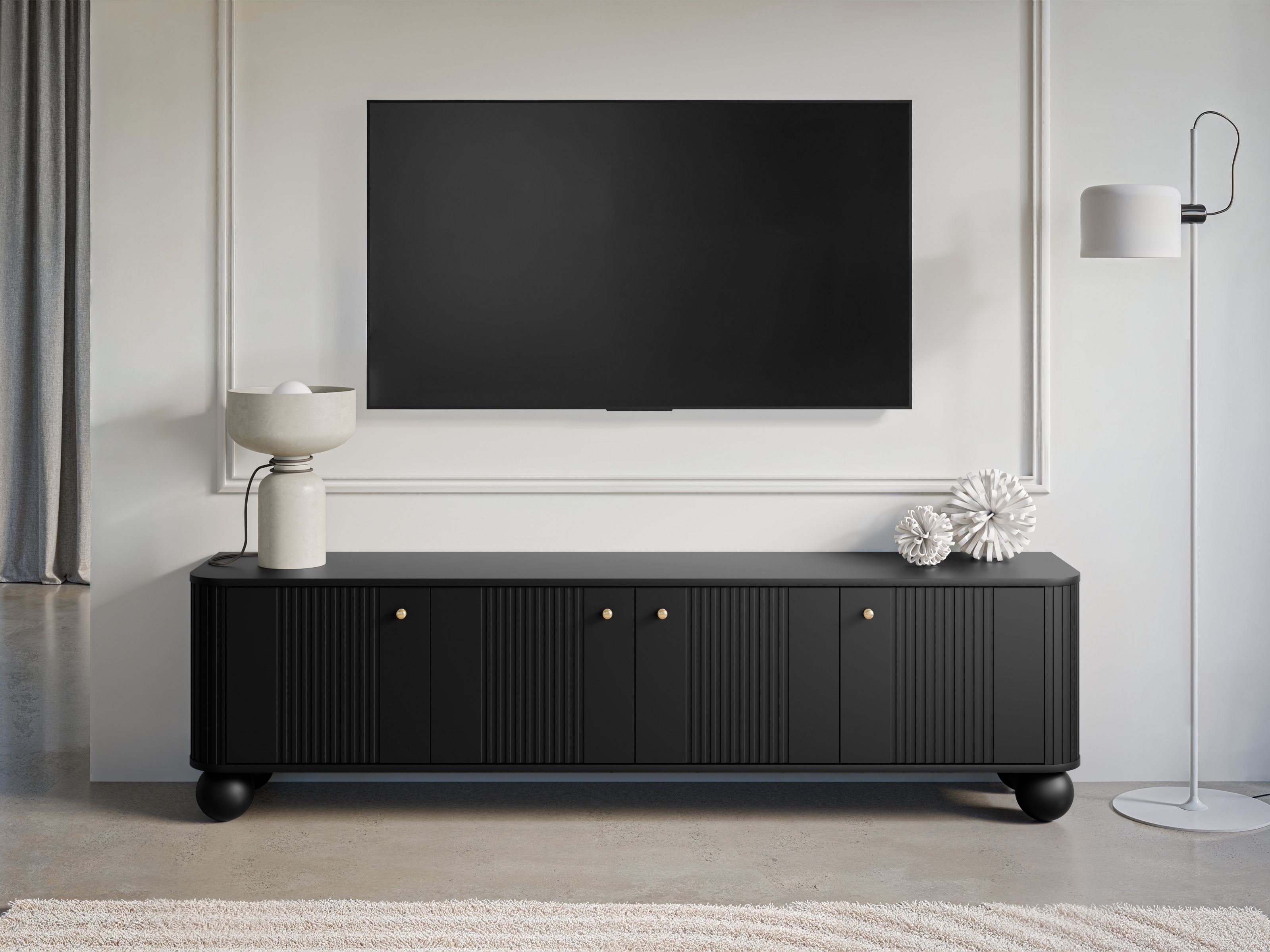 TV staliukas Fioveso 101 (Juoda)