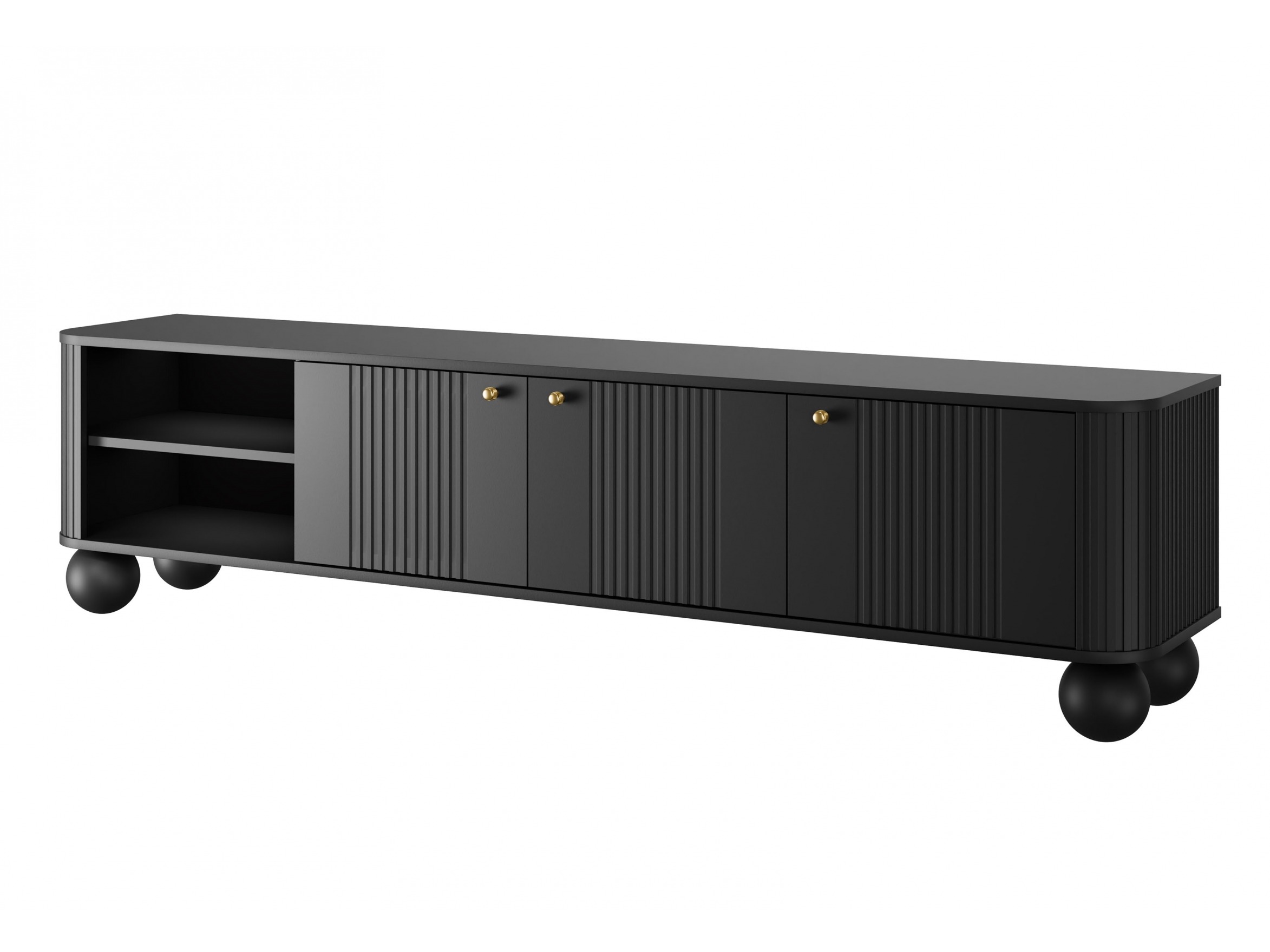 TV staliukas Fioveso 102 (Juoda)