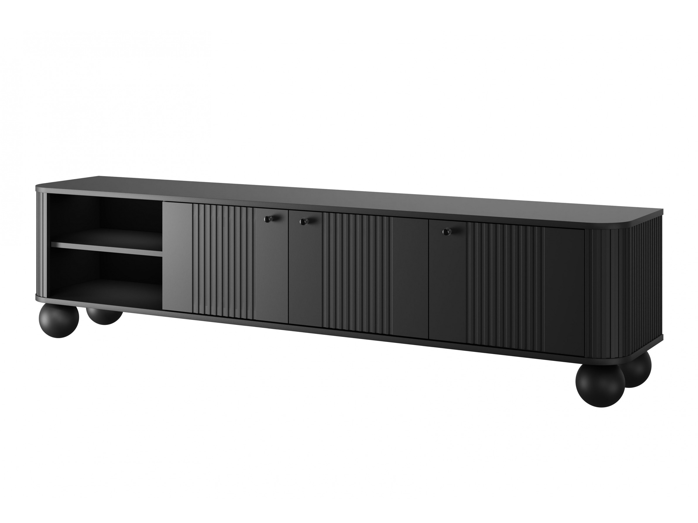 TV staliukas Fioveso 102 (Juoda)