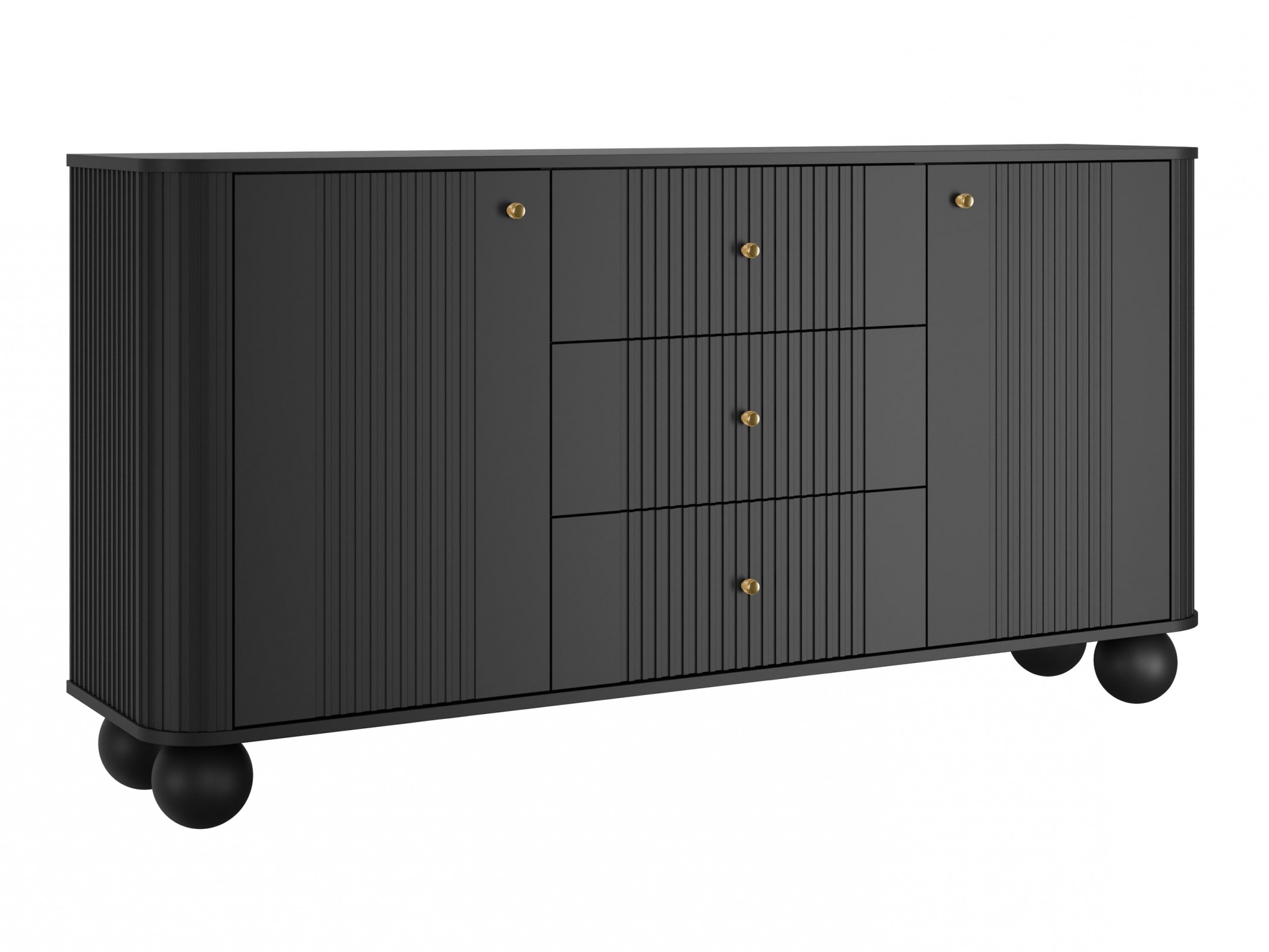 Komoda Fioveso 103 (Juoda)