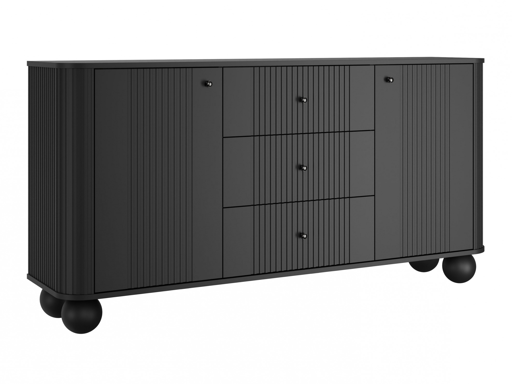 Komoda Fioveso 103 (Juoda)