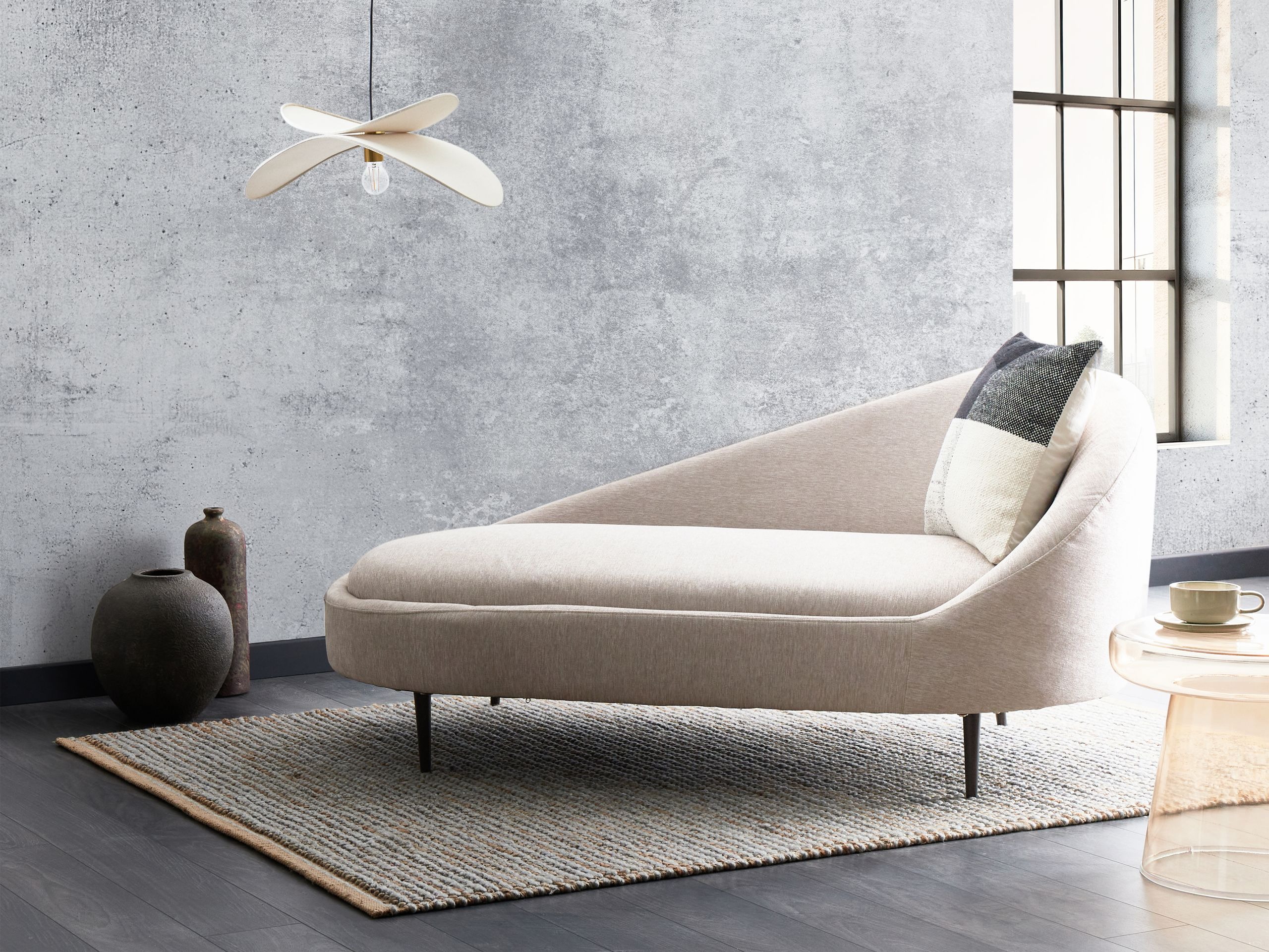 Kušetė Berwyn 2787 (Šviesi ruda)