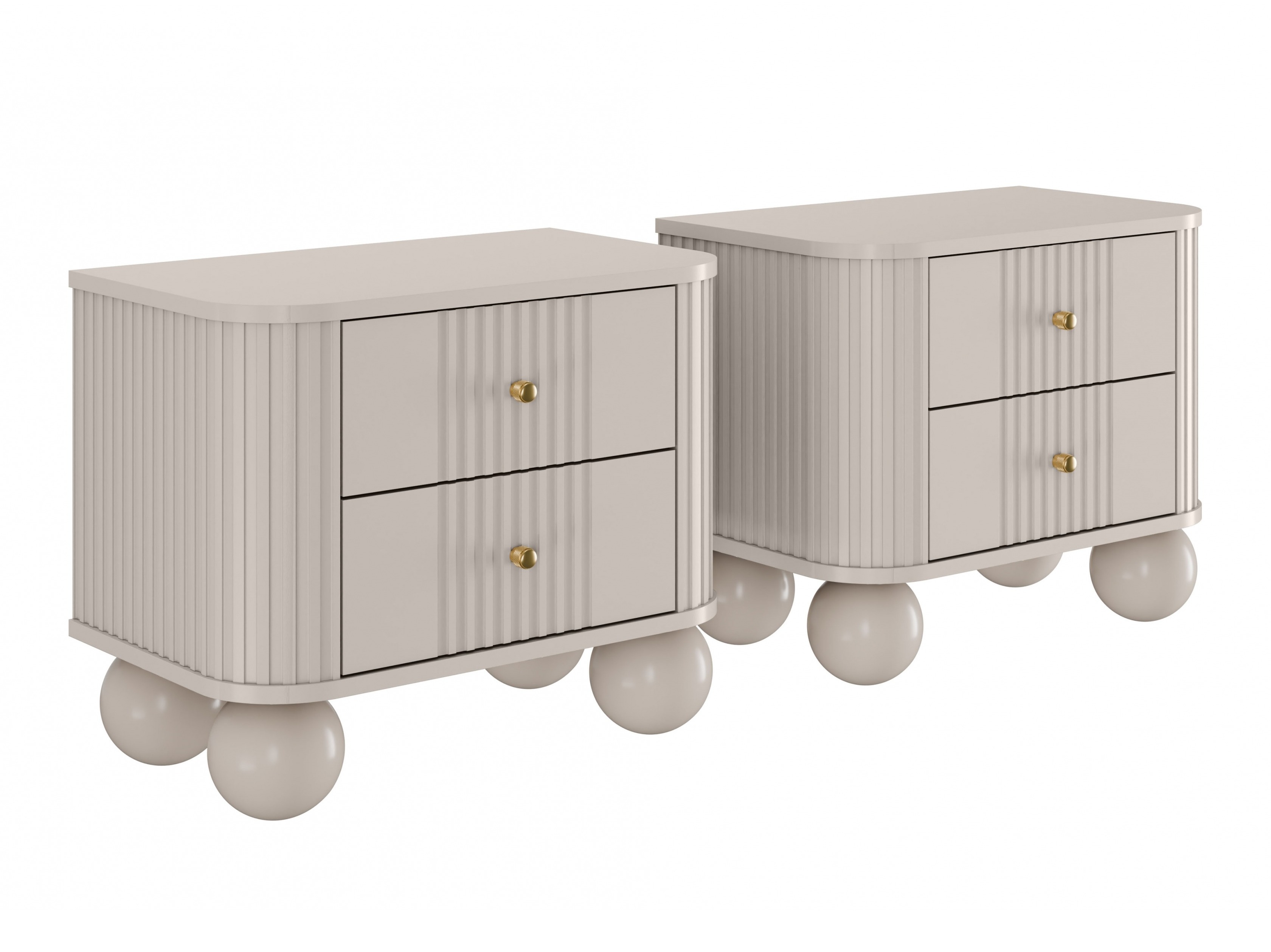 Naktinių staliukų komplektas Fioveso 104 (Kašmyras)