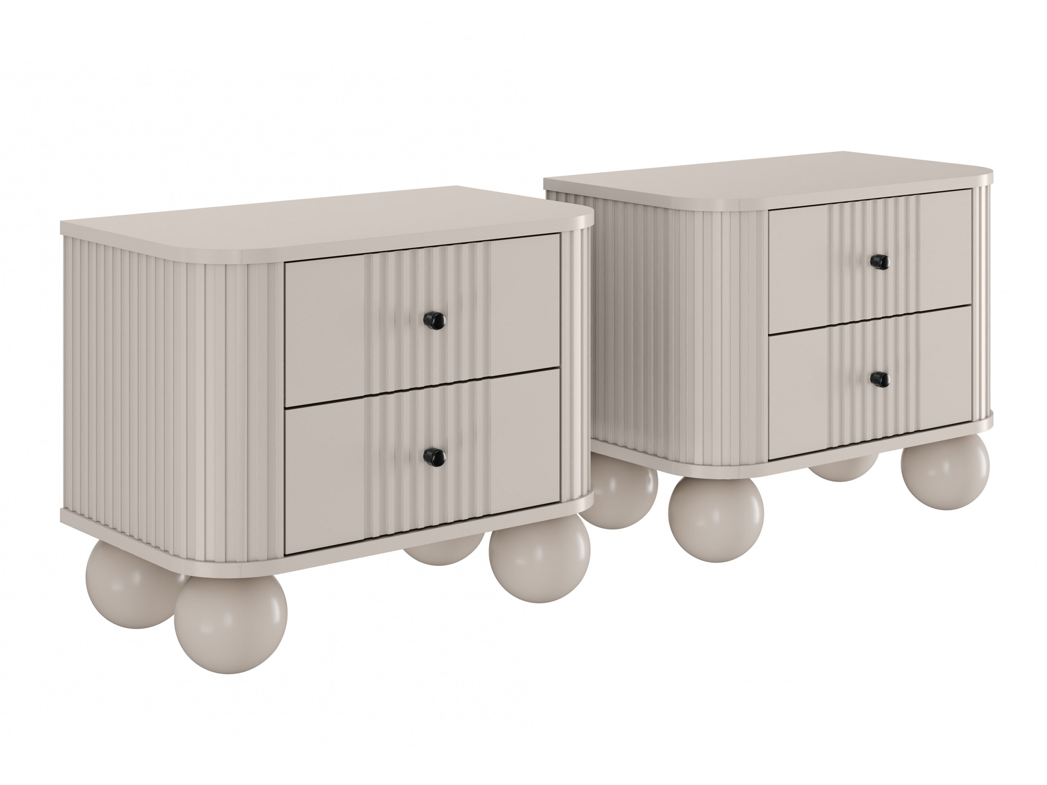 Naktinių staliukų komplektas Fioveso 104 (Kašmyras)