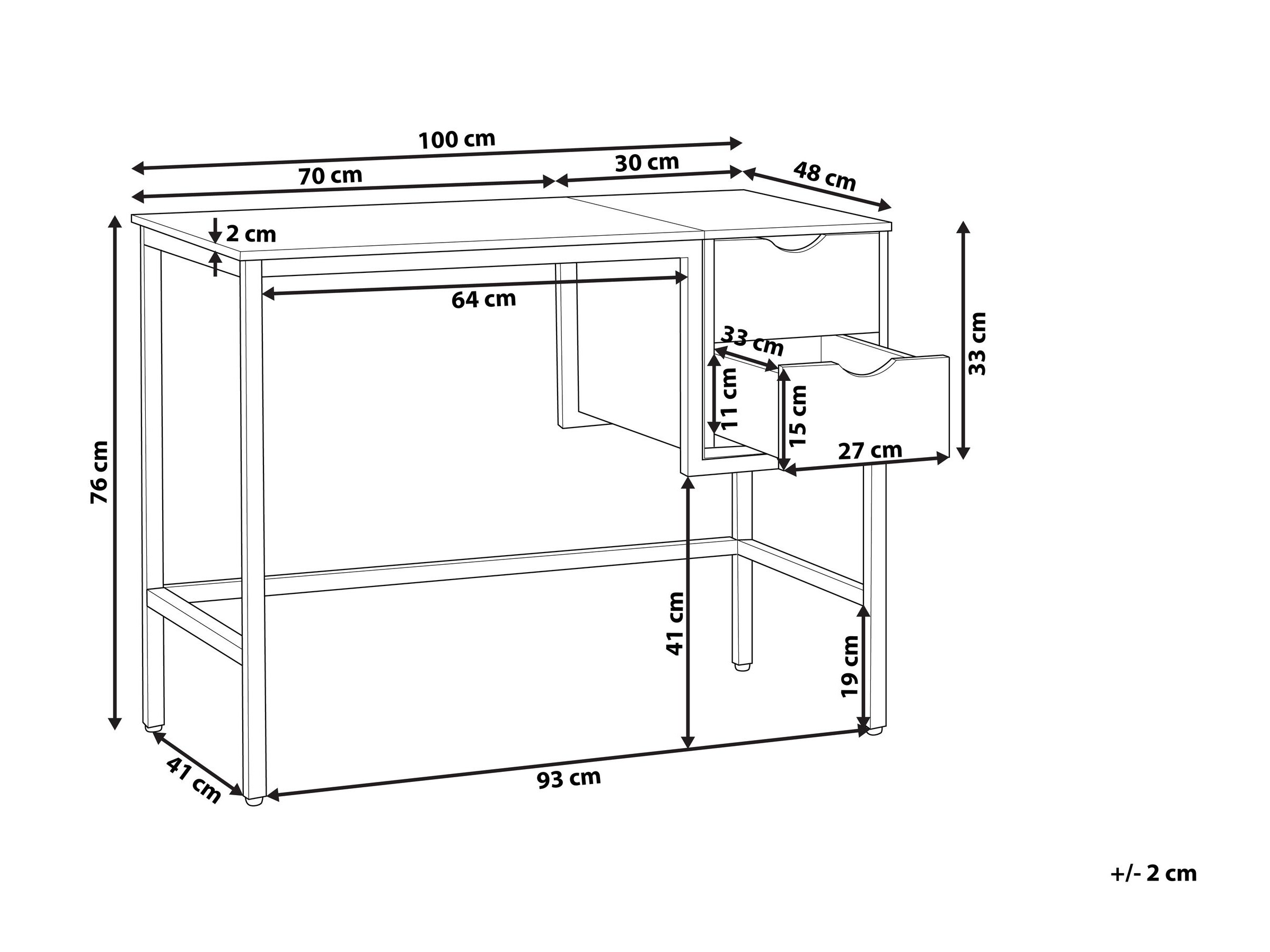 Darbo stalas Berwyn 2793