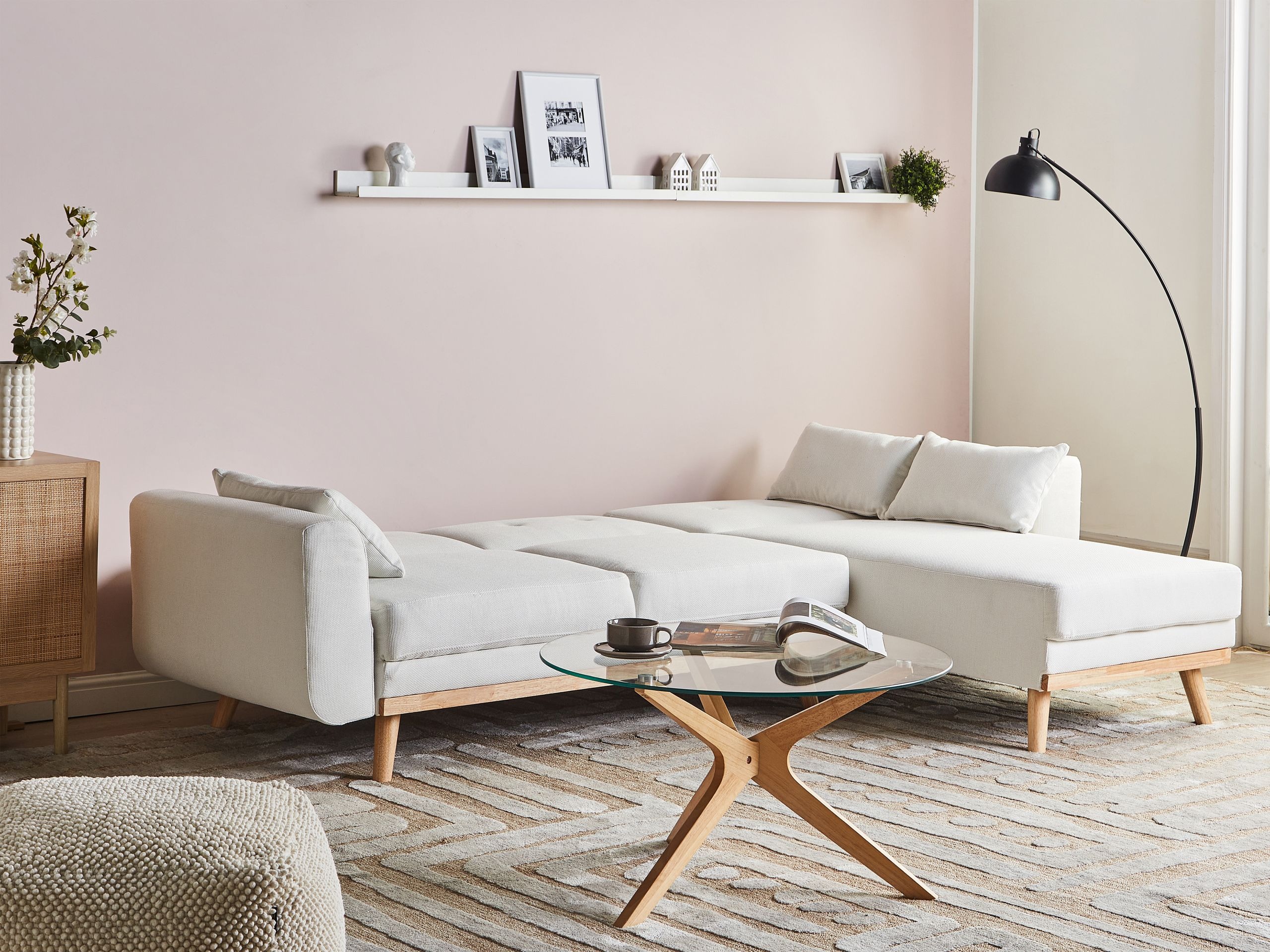 Minkštas kampas Berwyn 2795 (Balta)