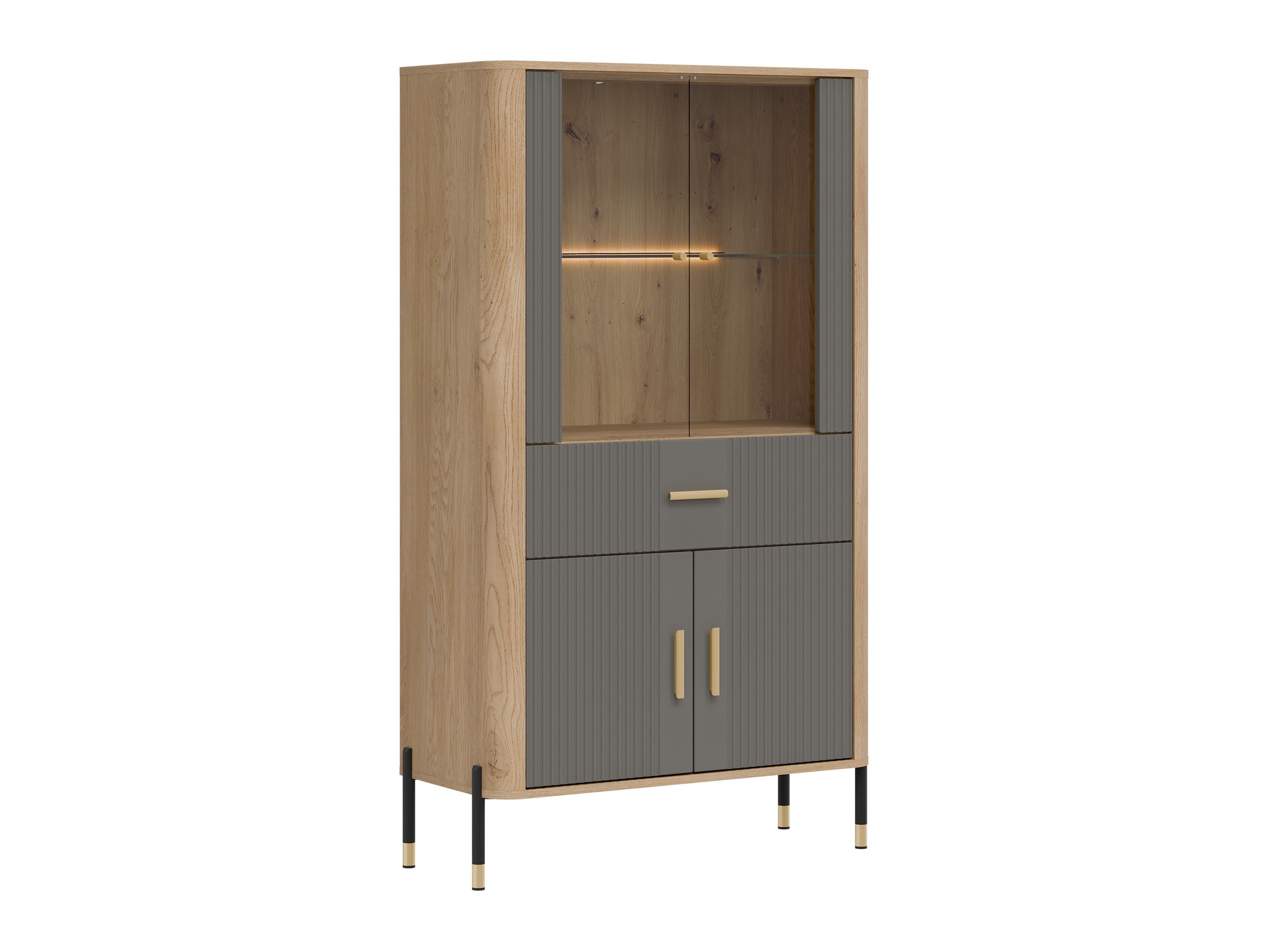 Svetainės komplektas Flosora 147 (Pilka)