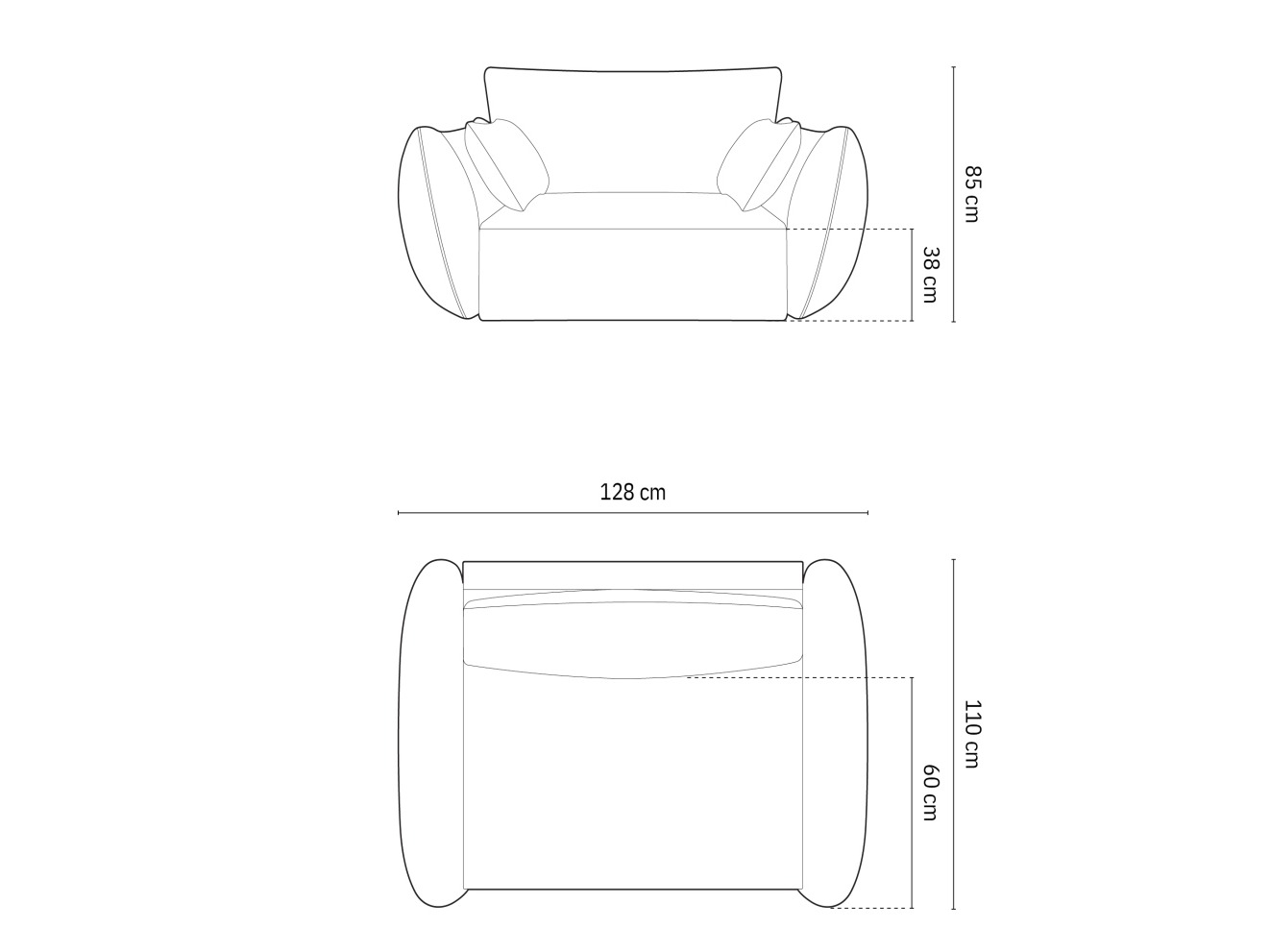 Fotelis Belenoe 103 (Bluvel 22)