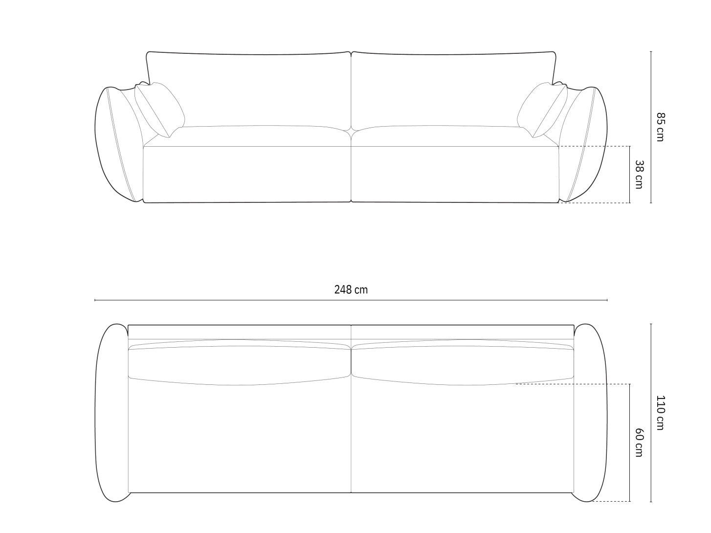 Sofa Belenoe 102 (Over The Horizon 85)