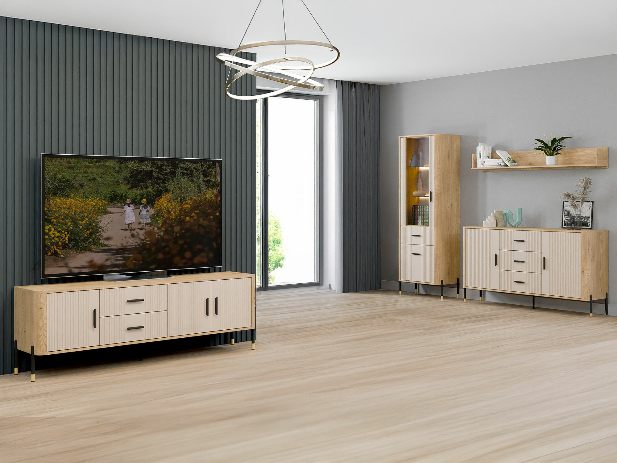 Svetainės komplektas Flosora 148 (Kašmyras)