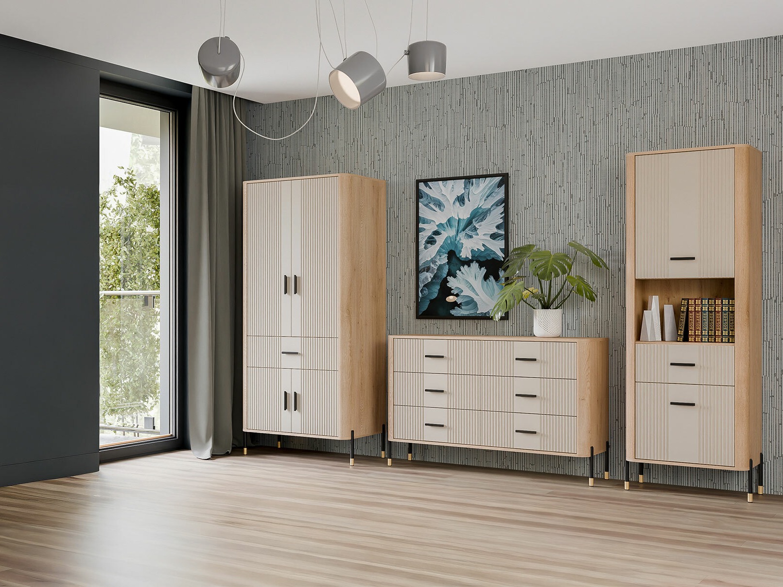 Svetainės komplektas Flosora 149 (Kašmyras)