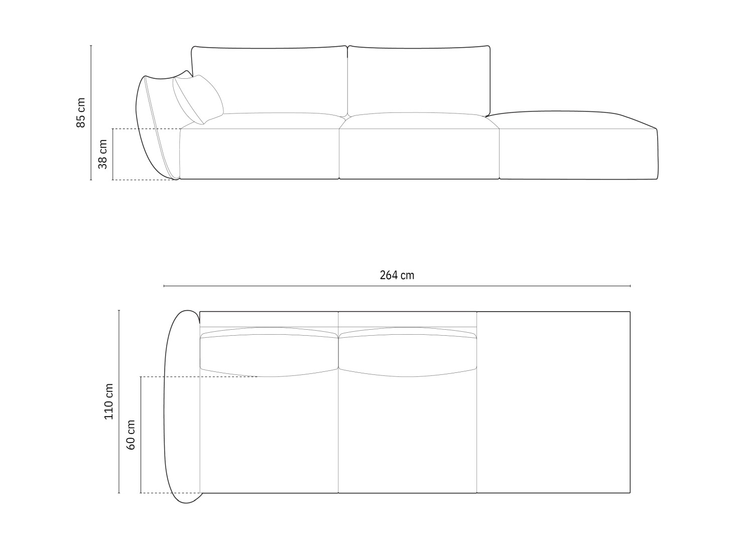 Sofa Belenoe 106 (Bluvel 22)