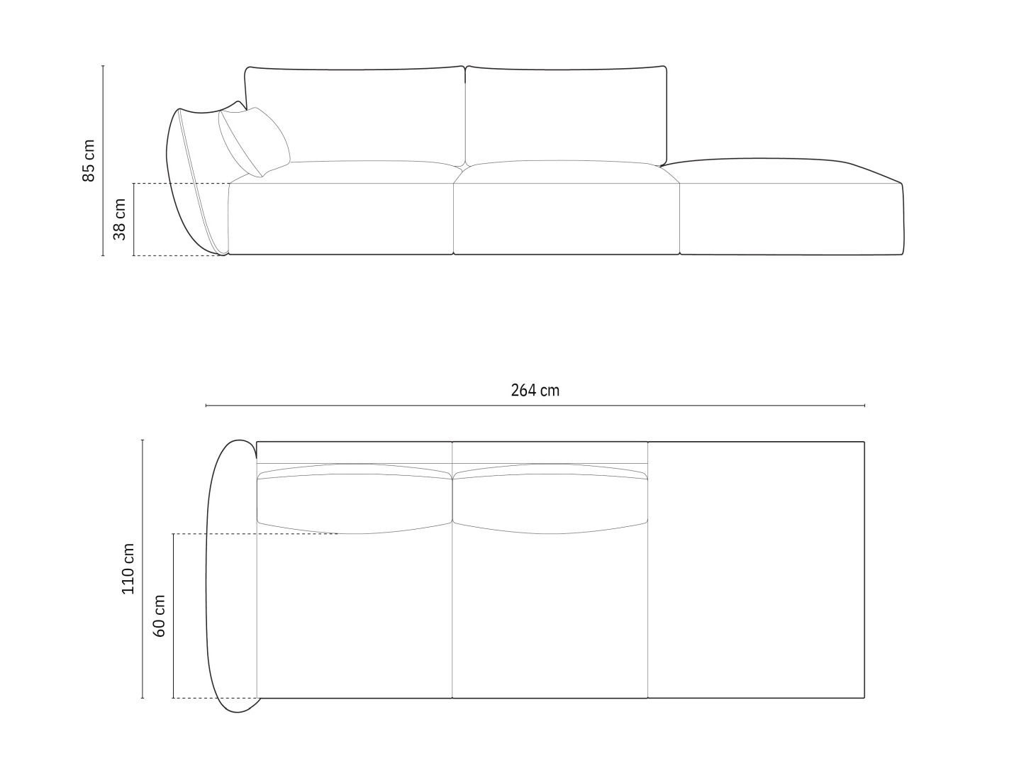 Sofa Belenoe 106 (Over The Horizon 39)