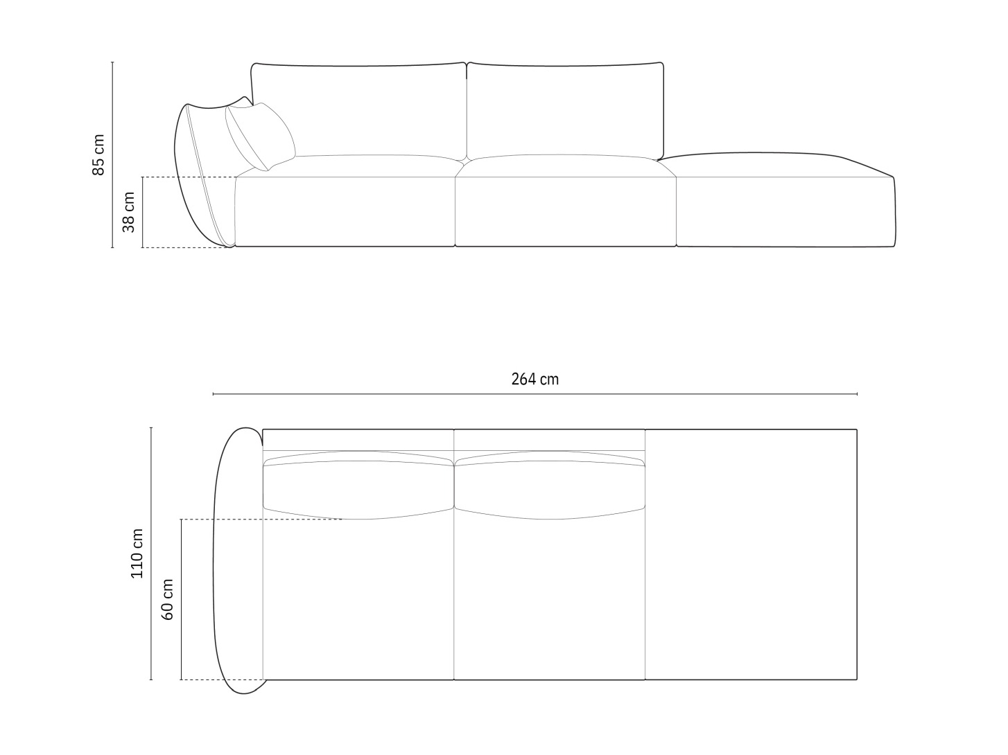 Sofa Belenoe 106 (Over The Horizon 78)
