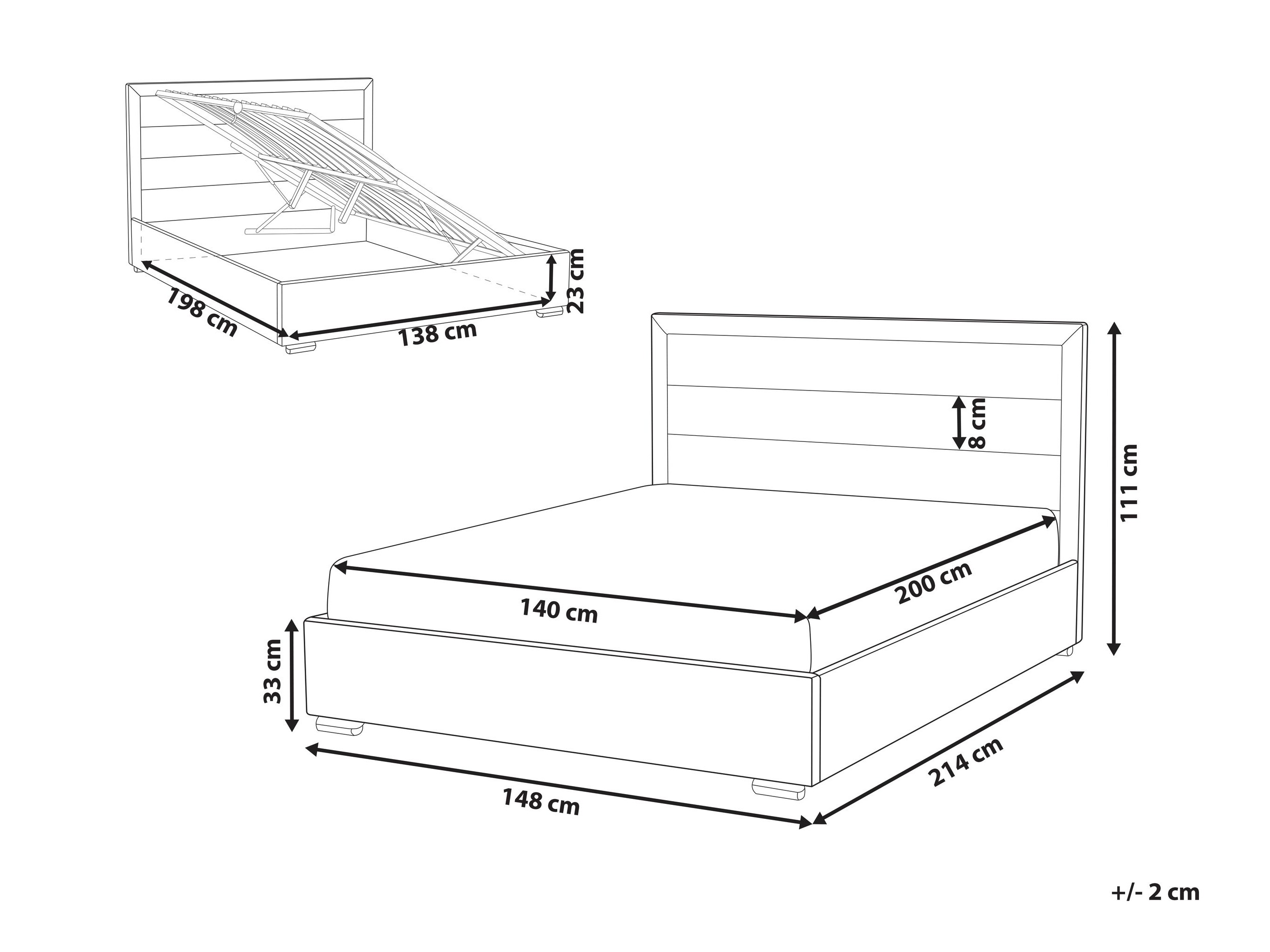 Lova Berwyn 1218 (Šviesi smėlinė)