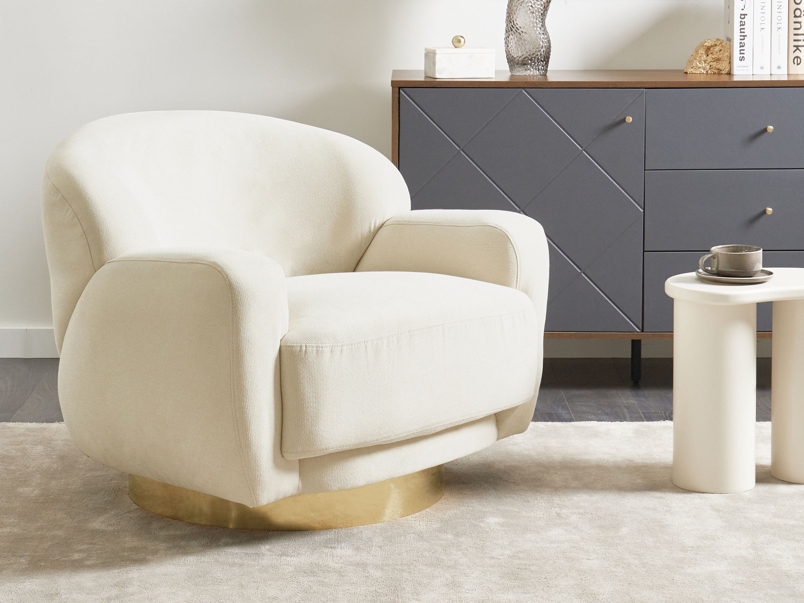 Fotelis Berwyn 2817 (Šviesi smėlinė)