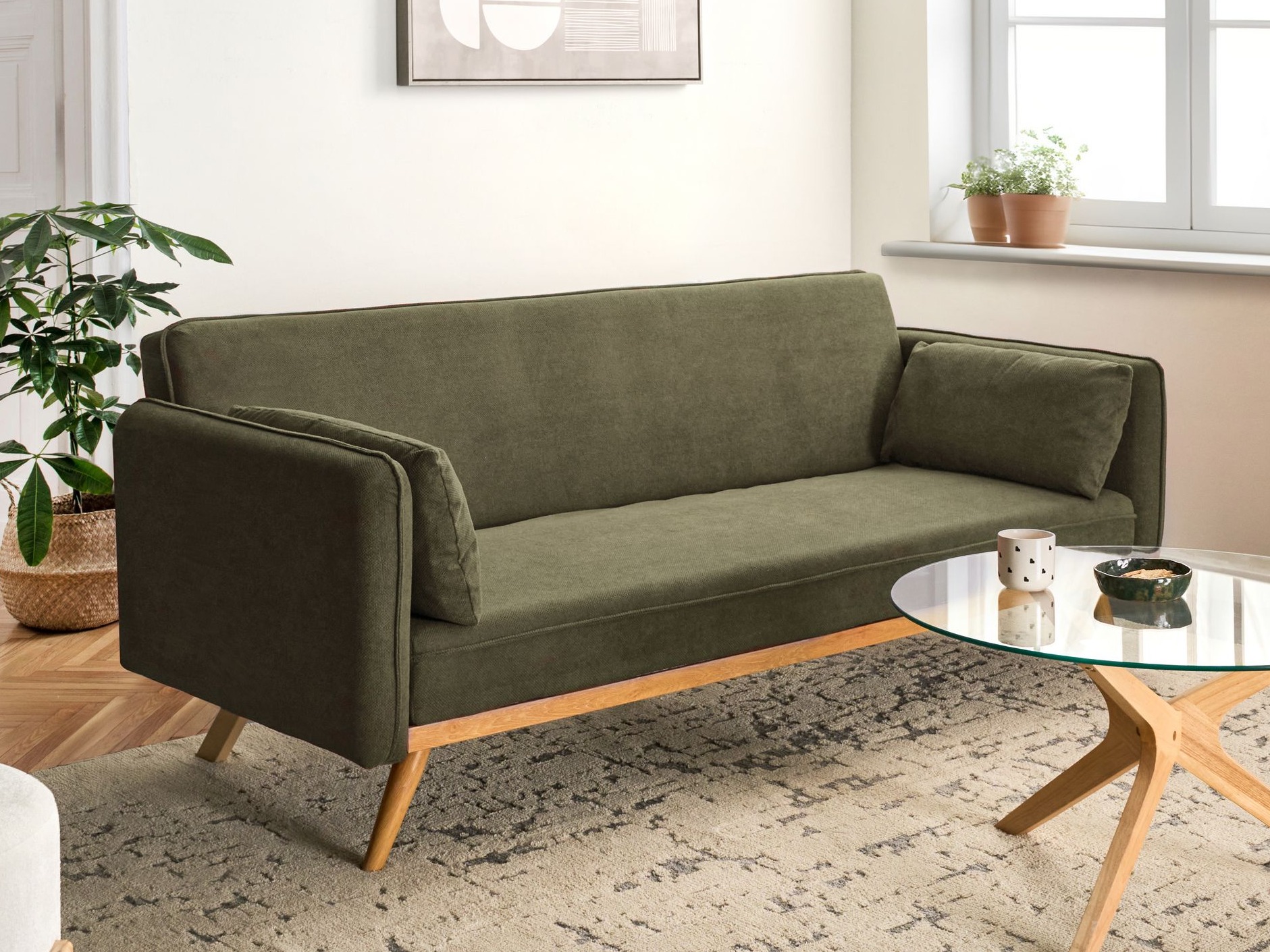 Sofa lova Berwyn 2821 (Žalia)