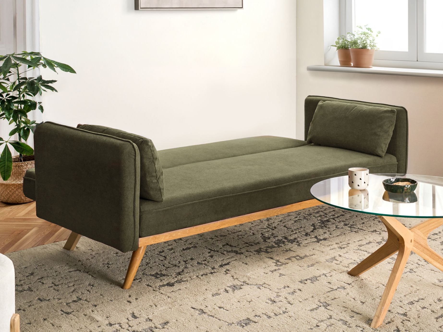 Sofa lova Berwyn 2821 (Žalia)