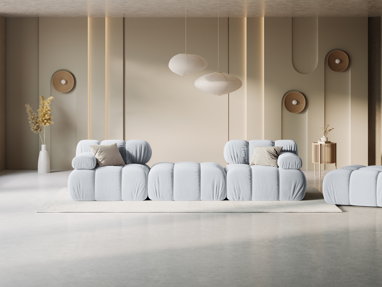 Modulinis minkštas kampas Caltenu 102 (Bluvel 06)