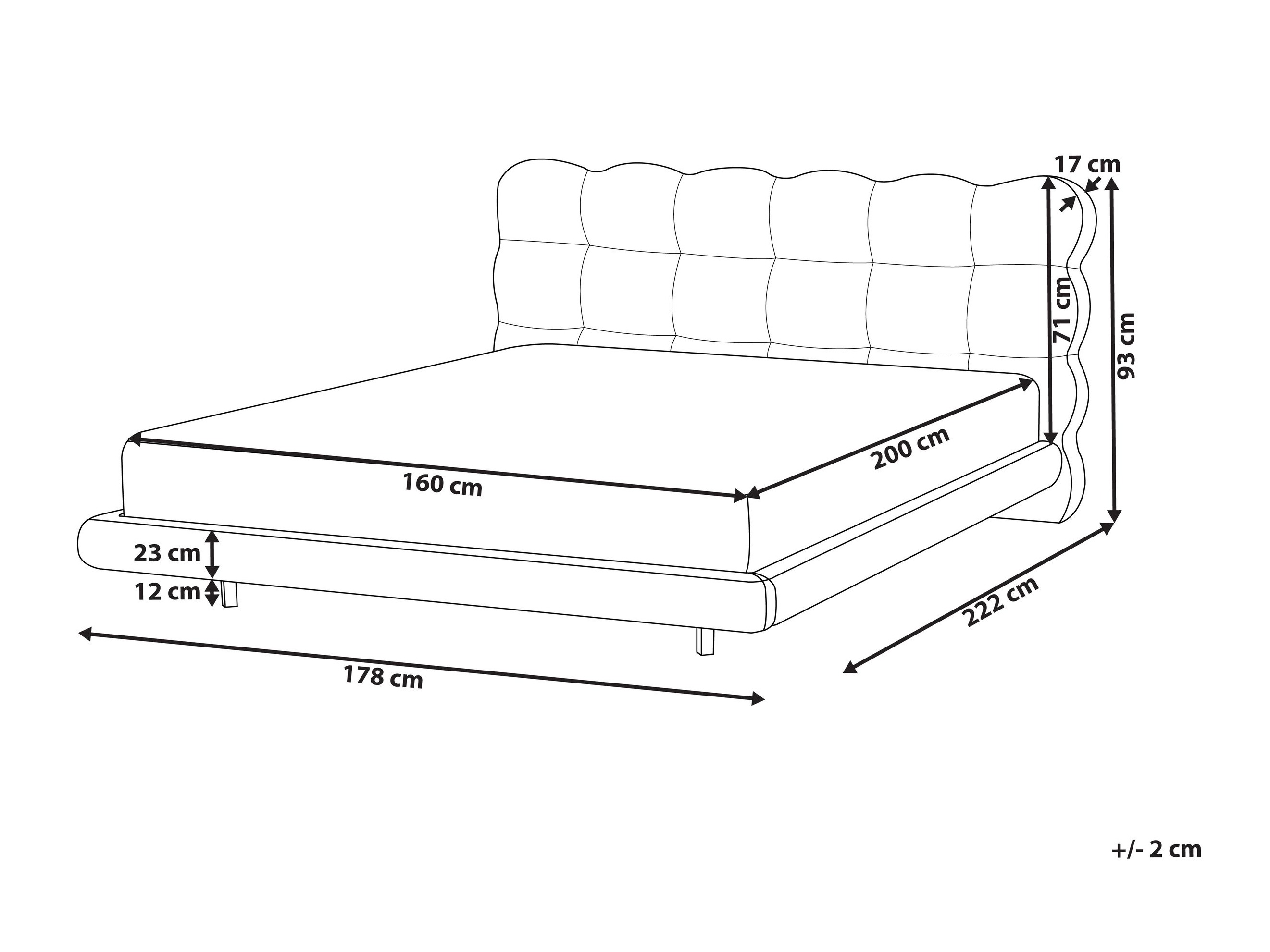 Lova Berwyn 2828 (Smėlinė)