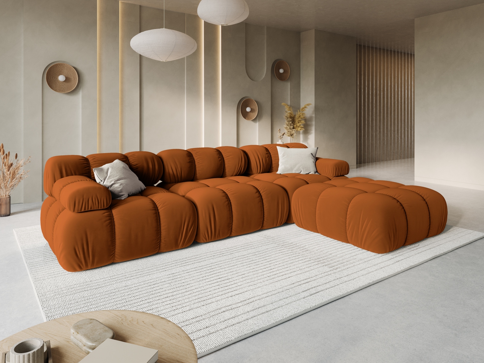 Modulinė sofa Caltenu 107 (Bluvel 4215)