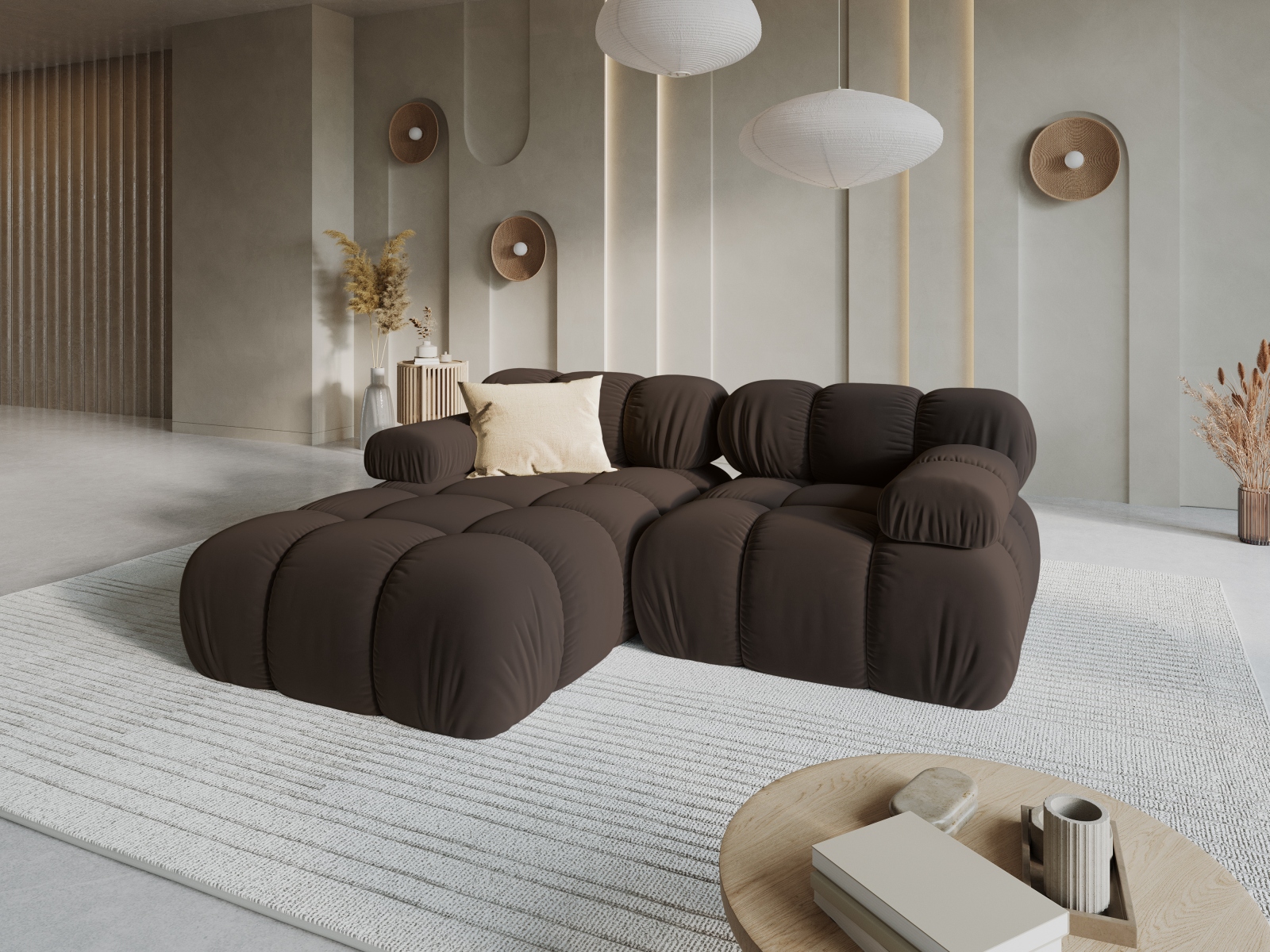 Modulinis minkštas kampas Caltenu 105 (Bluvel 48)
