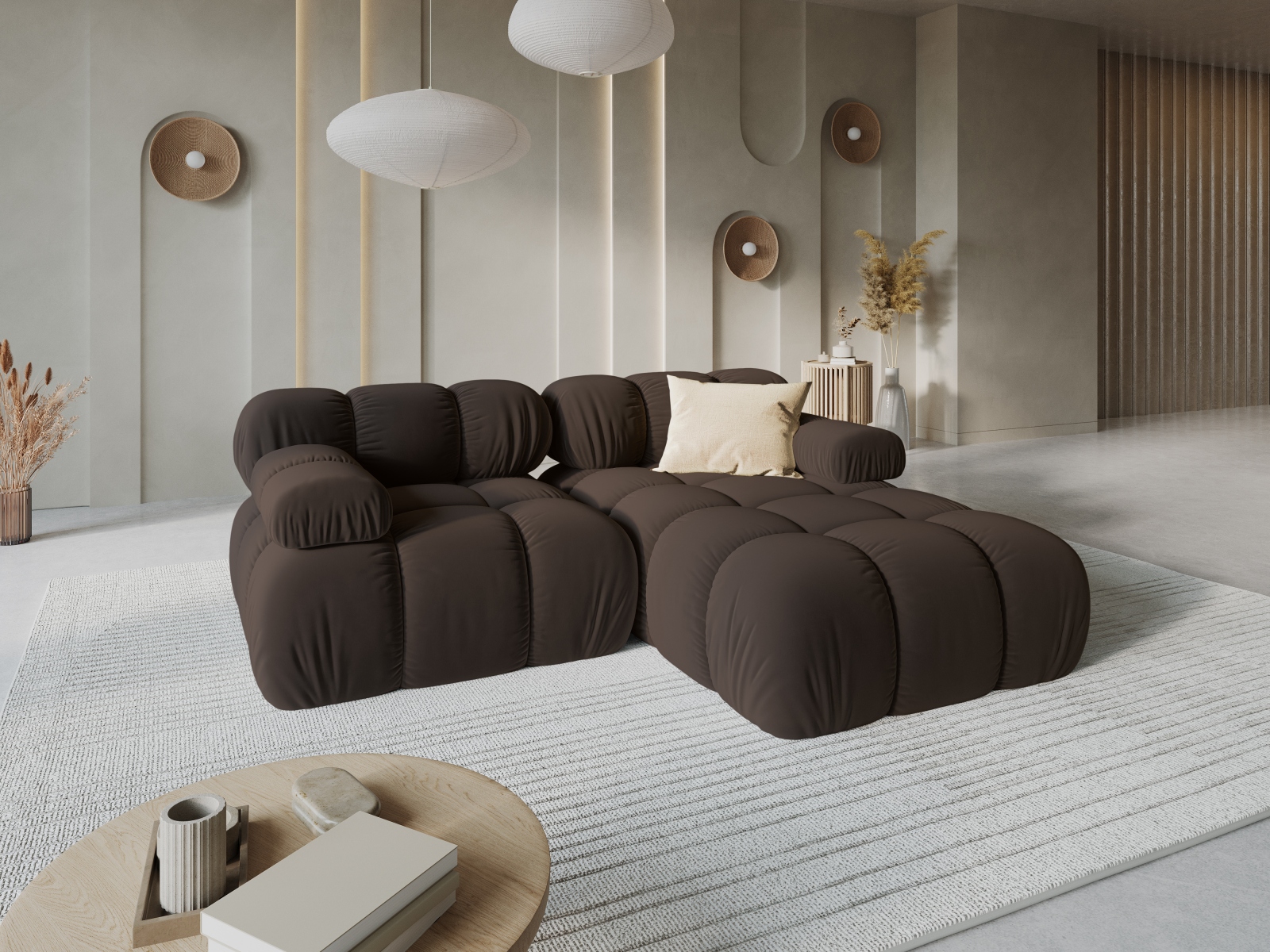 Modulinis minkštas kampas Caltenu 105 (Bluvel 48)