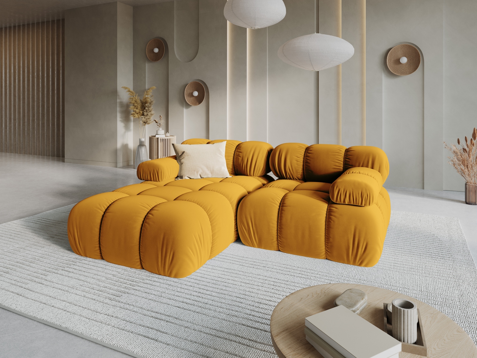 Modulinis minkštas kampas Caltenu 105 (Bluvel 68)