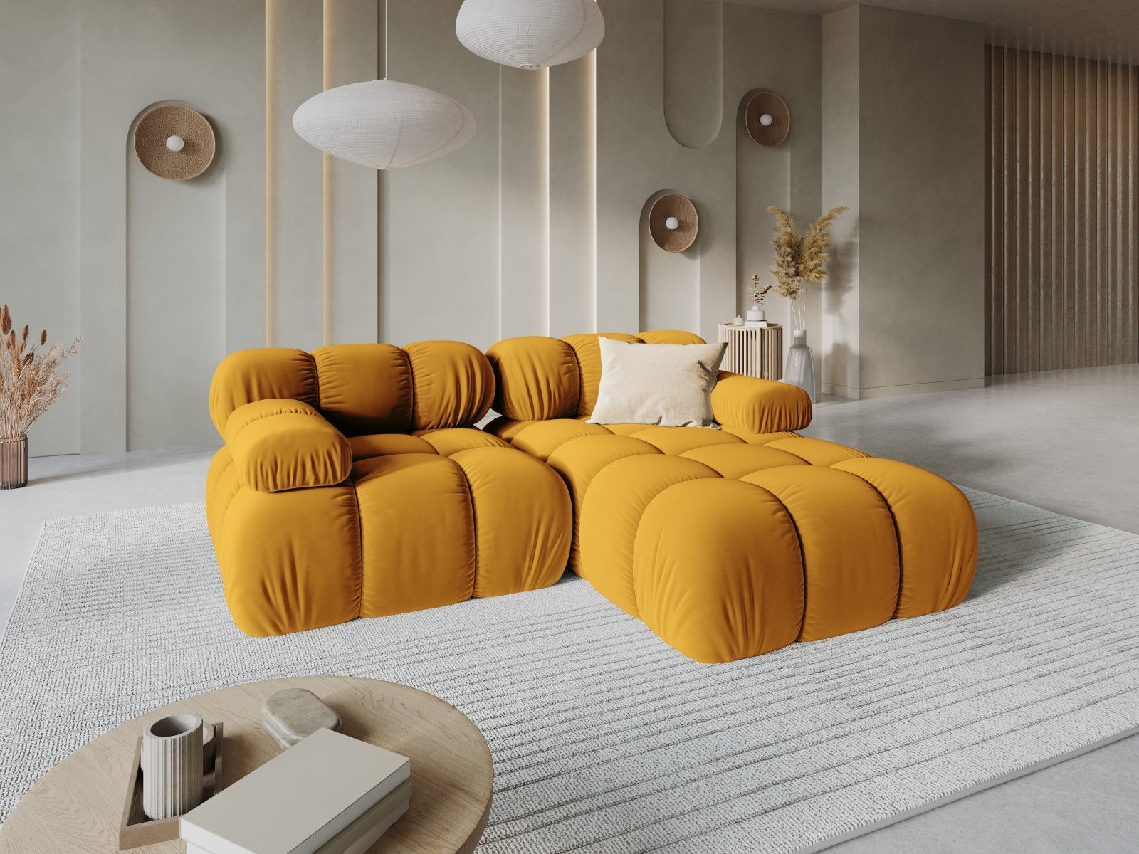 Modulinis minkštas kampas Caltenu 105 (Bluvel 68)
