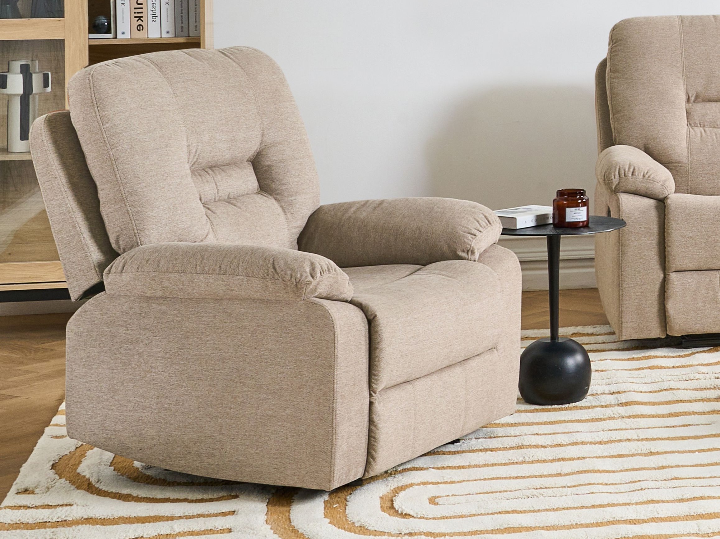 Fotelis reglaineris Tivlira 109 (Smėlinė)