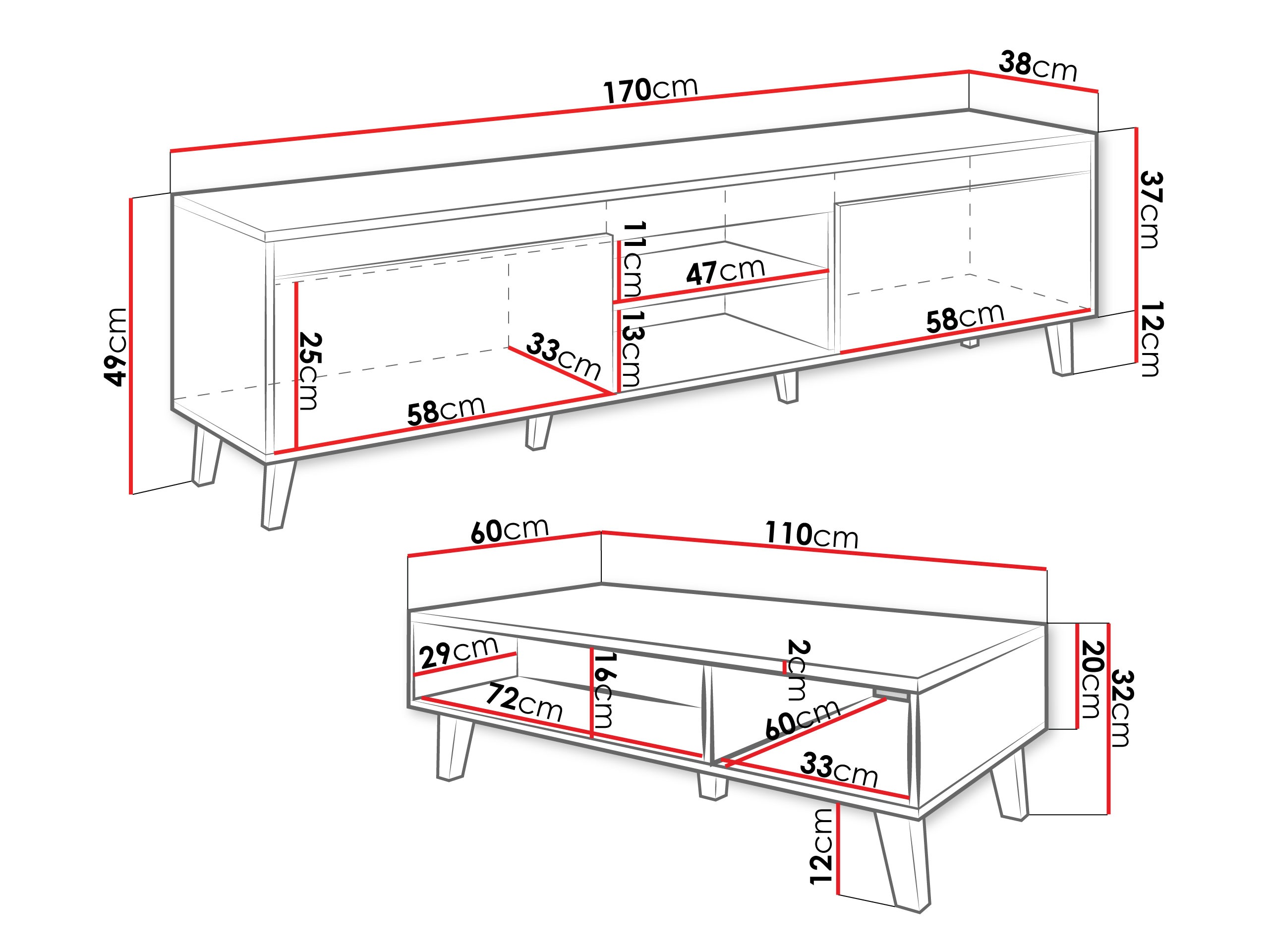 Svetainės komplektas Munus I