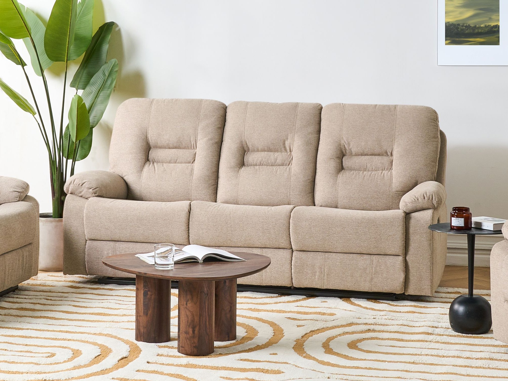 Sofa reglaineris Tivlira 111 (Smėlinė)