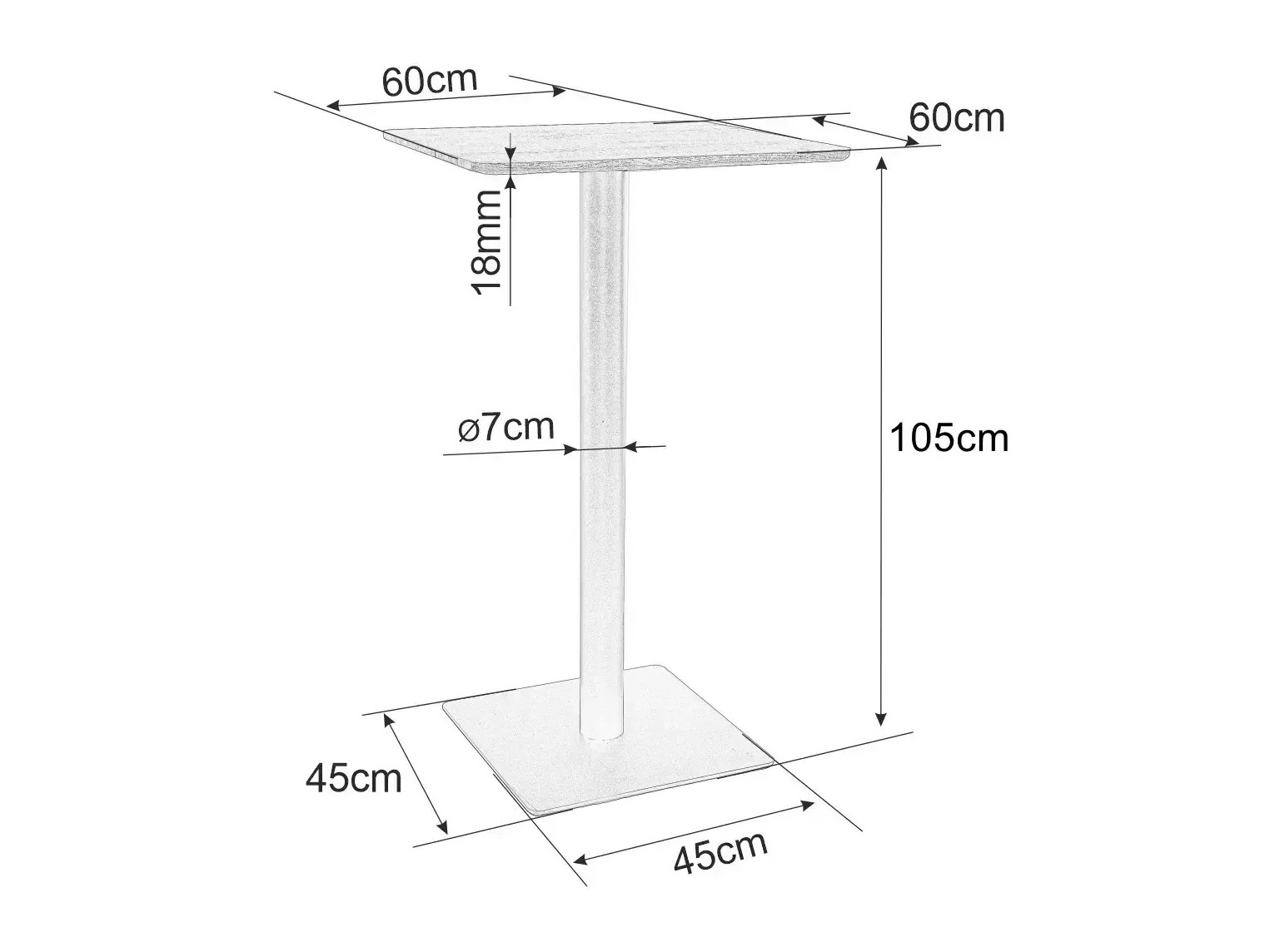 Baro stalas Detroit 901