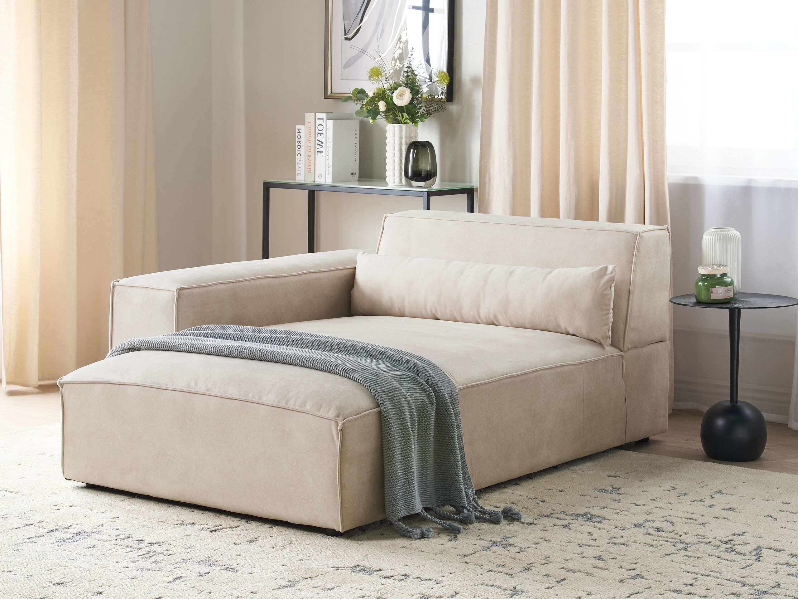 Kušetė Tivsora 101 (Šviesi smėlinė)