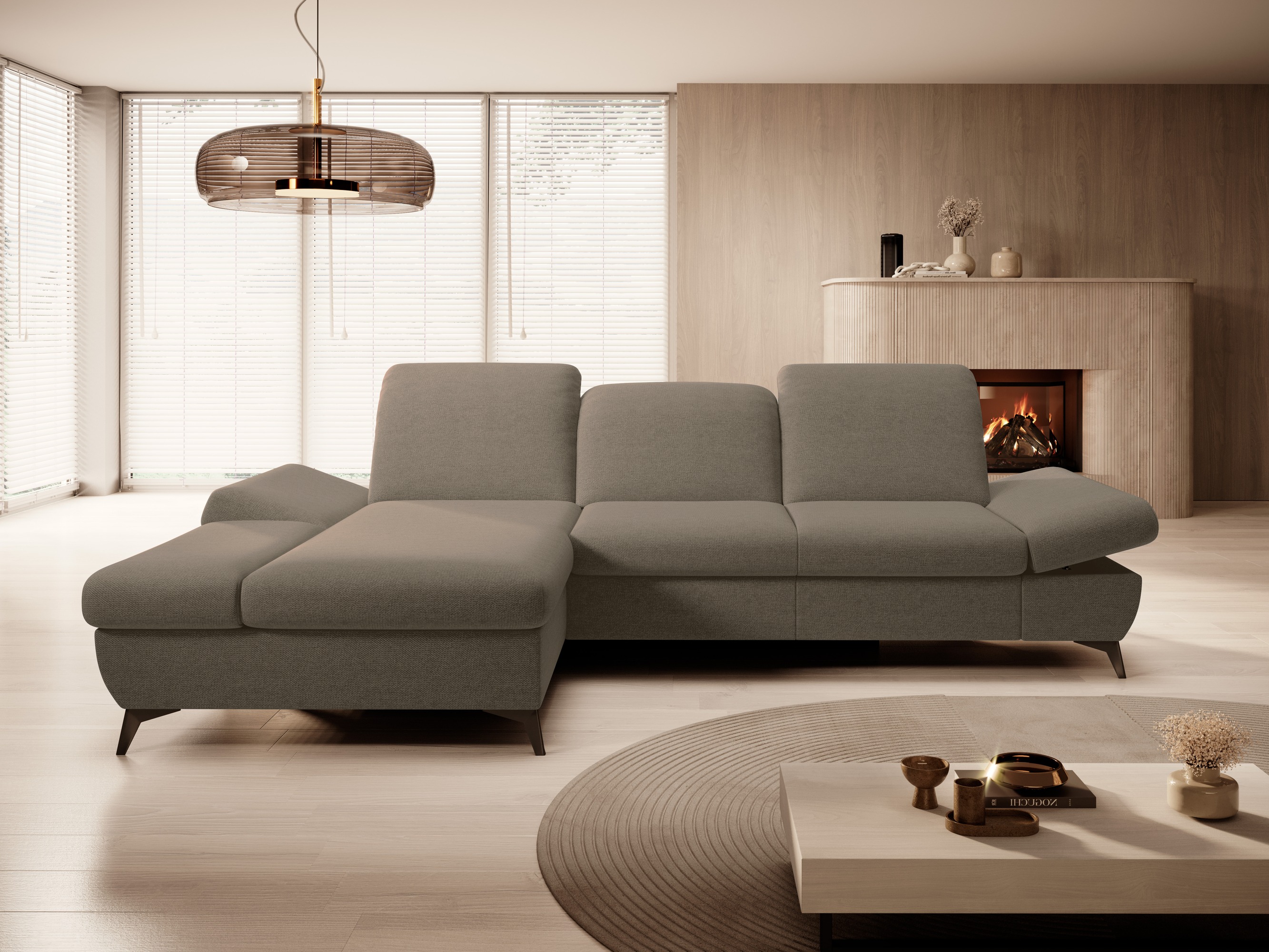 Minkštas kampas Kingston 190 (Loft 03)