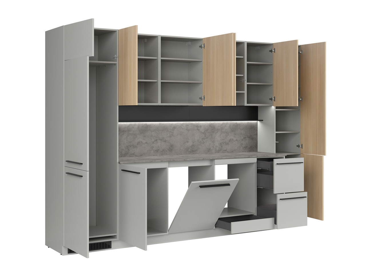 Virtuvės komplektas Boston 748