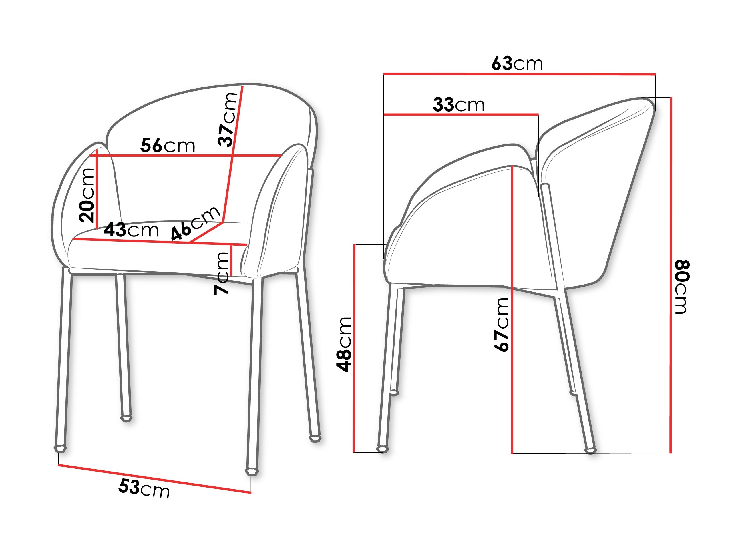Kėdė Comfivo Hilaritas XVI (Juoda)