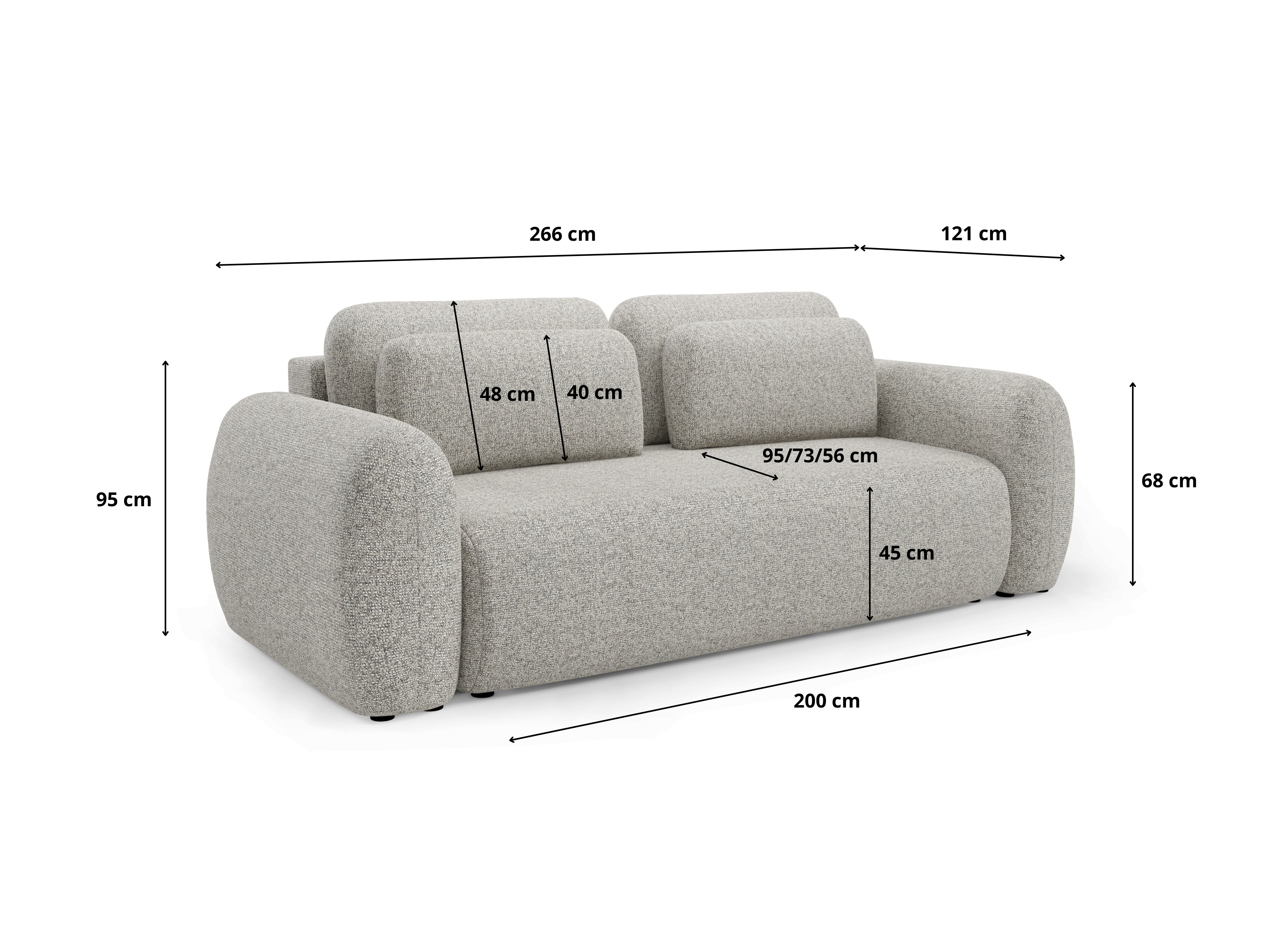 Sofa lova Franklin 102 (Puente 94)