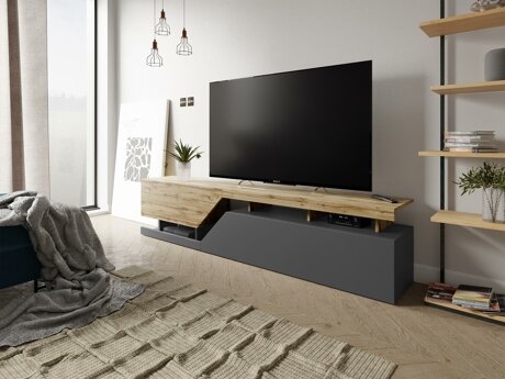 TV staliukas Comfivo Daldune 100 (Antracitas + Votan ąžuolas)