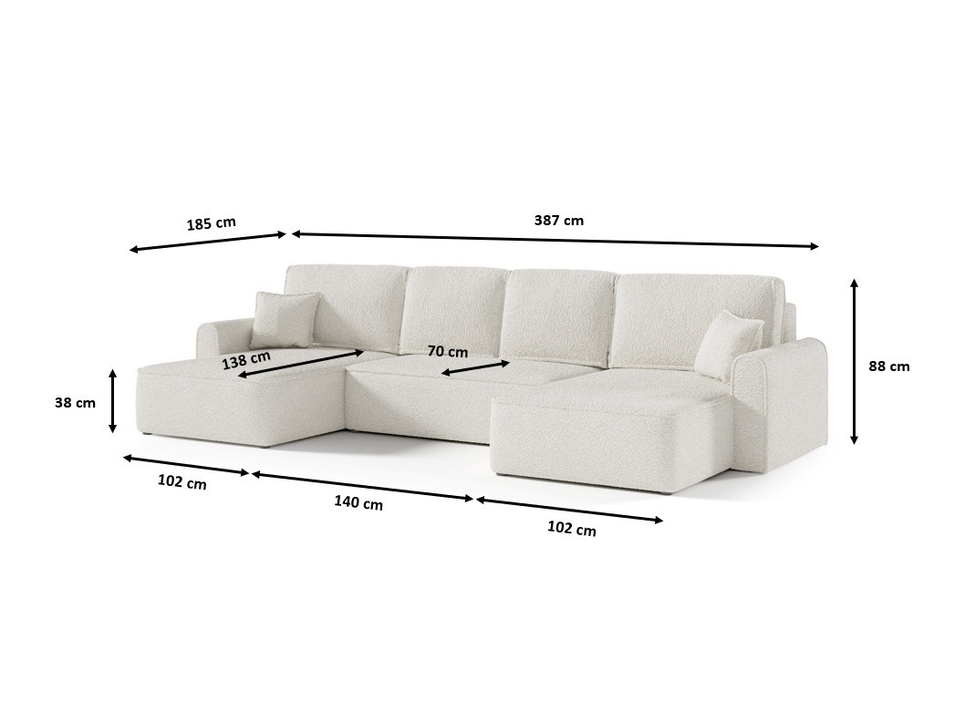 Minkštas kampas Franklin 129 (Abriamo 07)