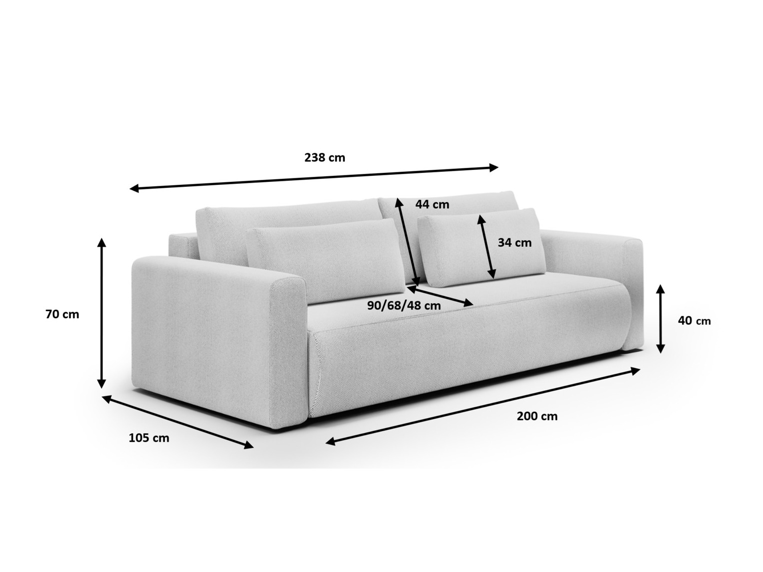 Sofa lova Franklin 119 (Curio 09)