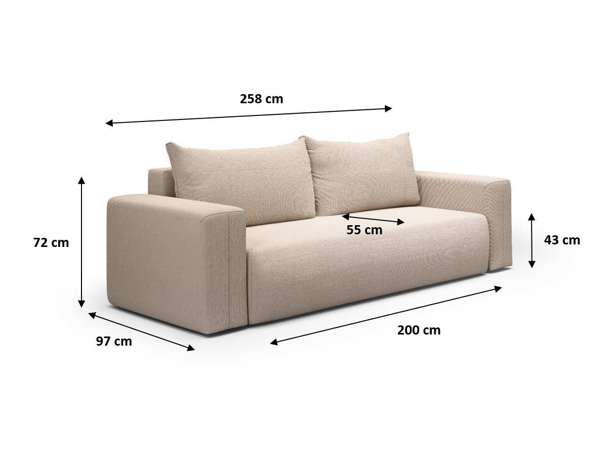 Sofa lova Lirdomo 103 (Aragon 03)