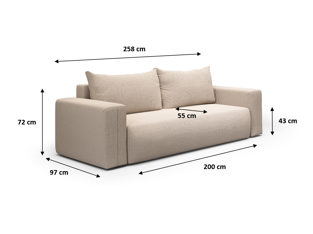 Sofa lova Lirdomo 103 (Aragon 39)