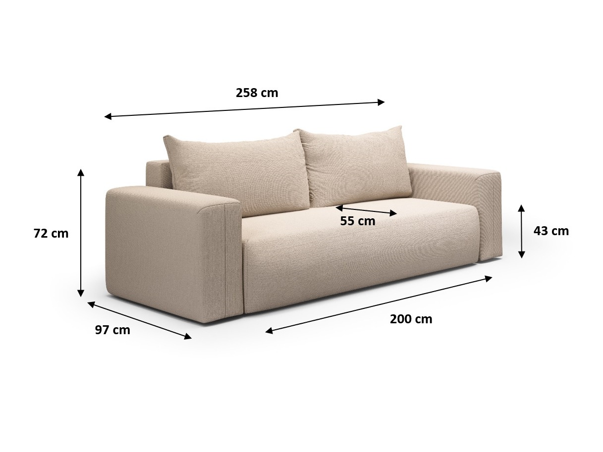 Sofa lova Lirdomo 103 (Aragon 99)