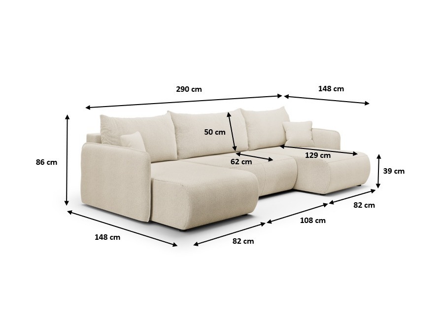 Minkštas kampas Franklin 136 (Curio 39)