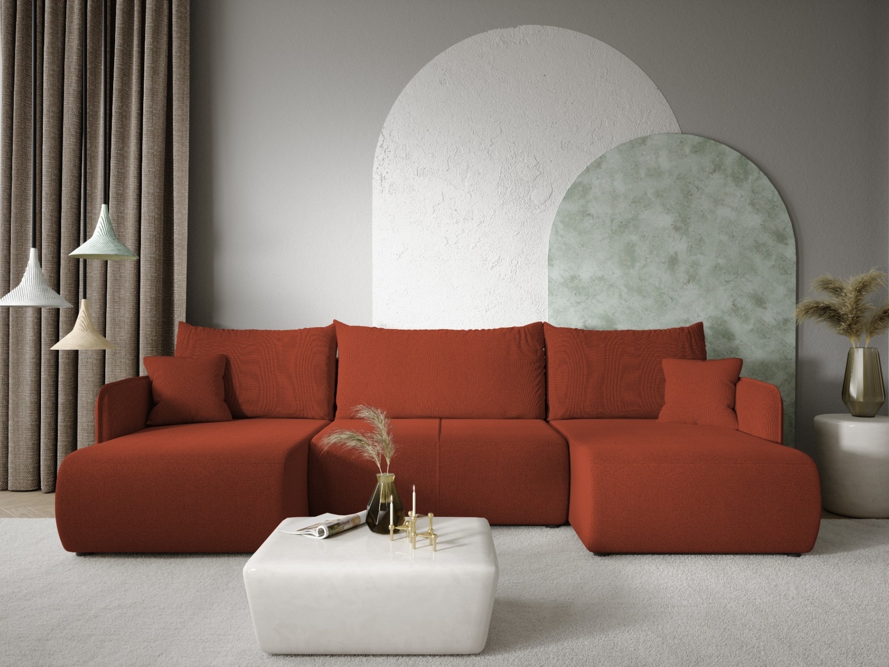 Minkštas kampas Franklin 136 (Curio 55)