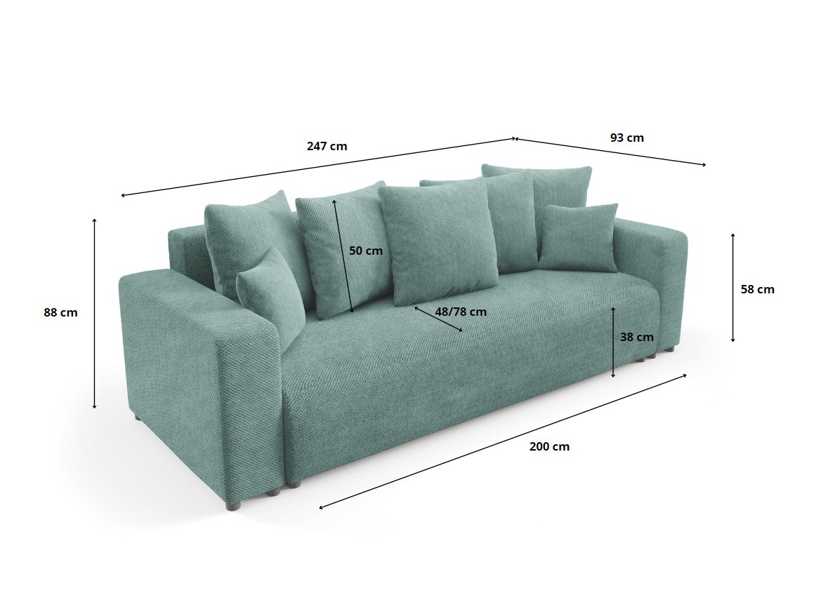 Sofa lova Franklin 138 (Onega 06)